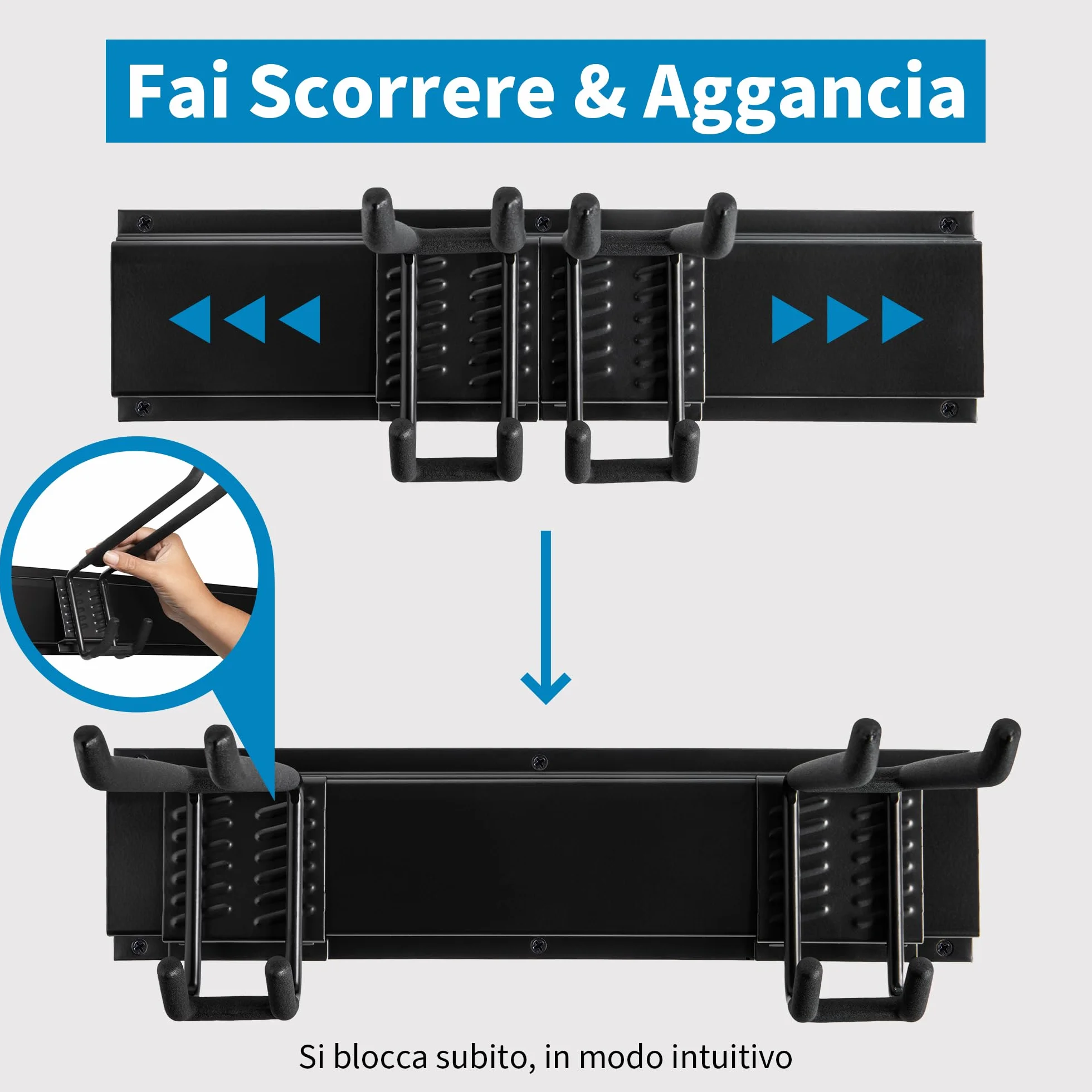 Precision Defined Pannello Porta Attrezzi da Parete (122 cm), robusto Decespugliatore da Muro e Pannelli Appendi Forato Portautensili, sistema Parete per Attrezzi da Lavoro da Giardino