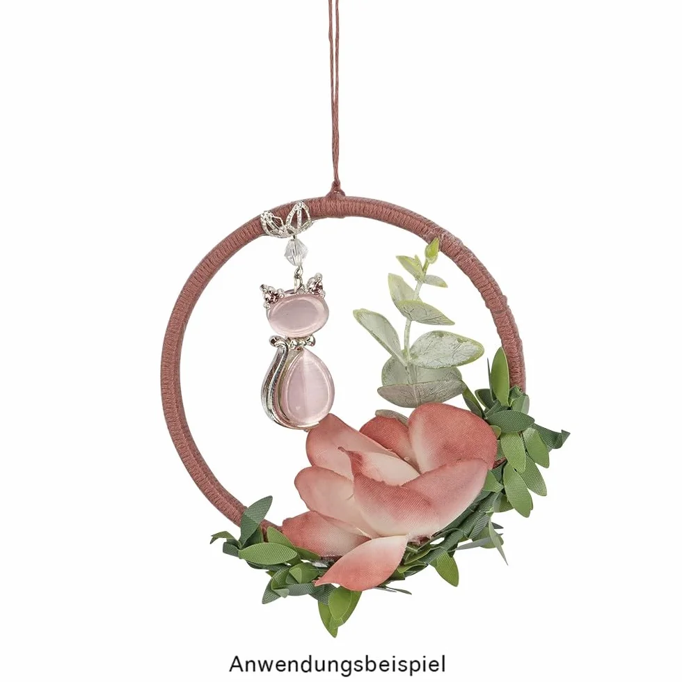 Anelli in plastica bianco per acchiappasogni Ø interno 7,7 cm Ø esterno 8,2 cm 6 mm 10 pezzi