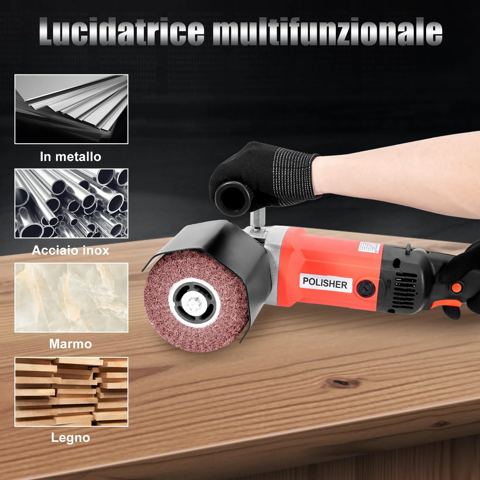 HYCHIKA Rettificatrice per ristrutturazione esterna 1400 W