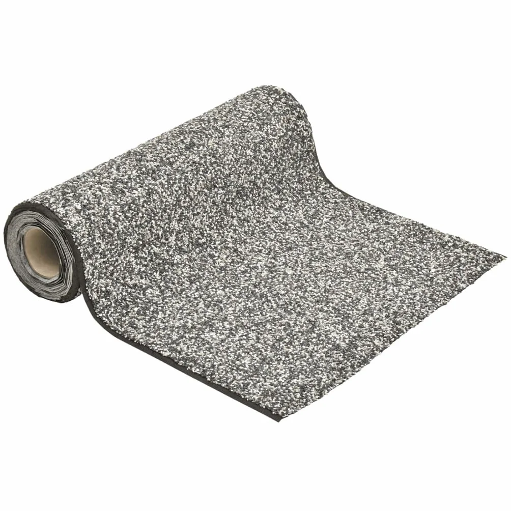 Pellicola grigia in tessuto non tessuto PP 800 x 40 cm, pellicola di ghiaia impermeabile per laghetti, ruscelli, giardino e terrazza, resistente, aspetto naturale, ideale per accessori per