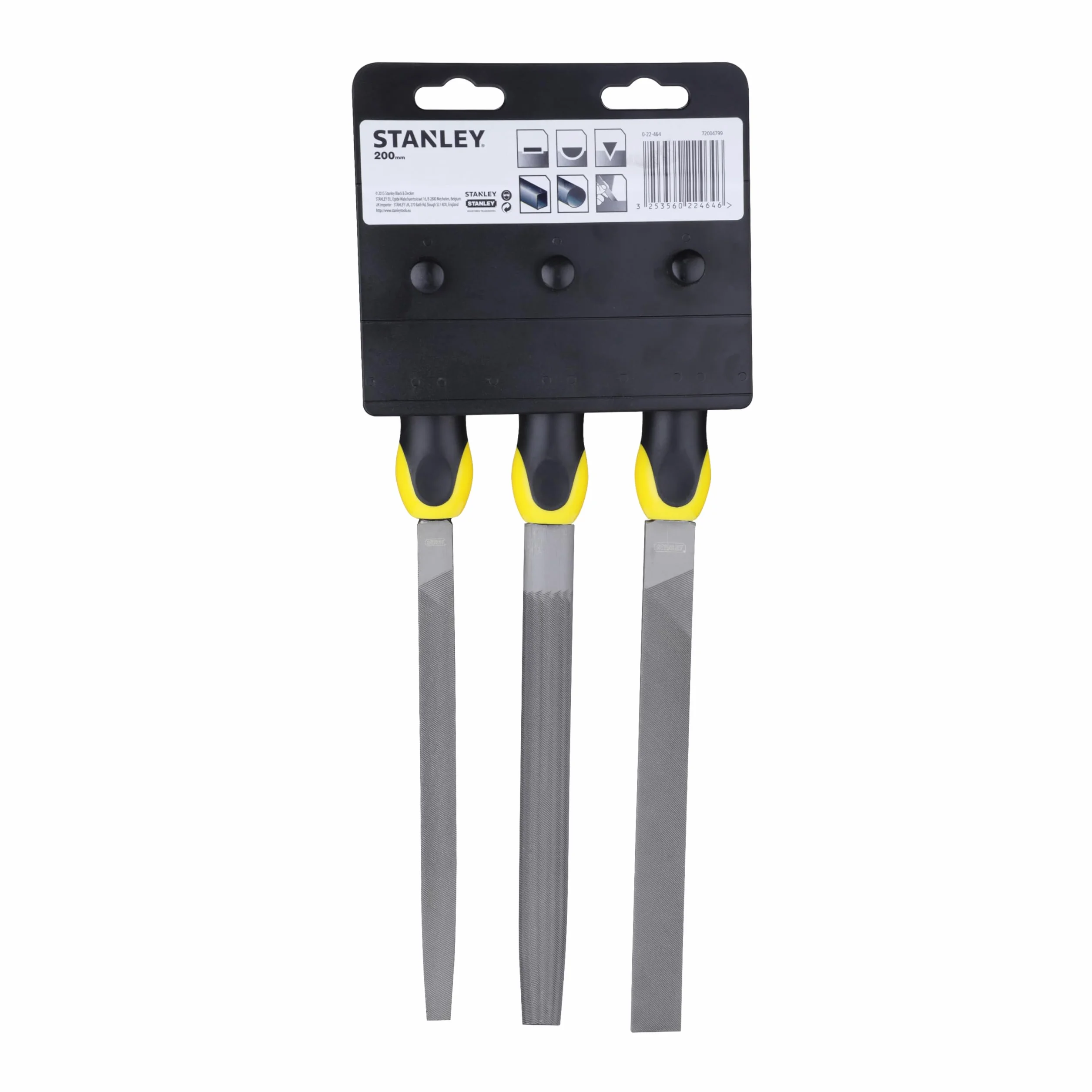 STANLEY 0-22-464 Set di 3 Lime, 200 mm