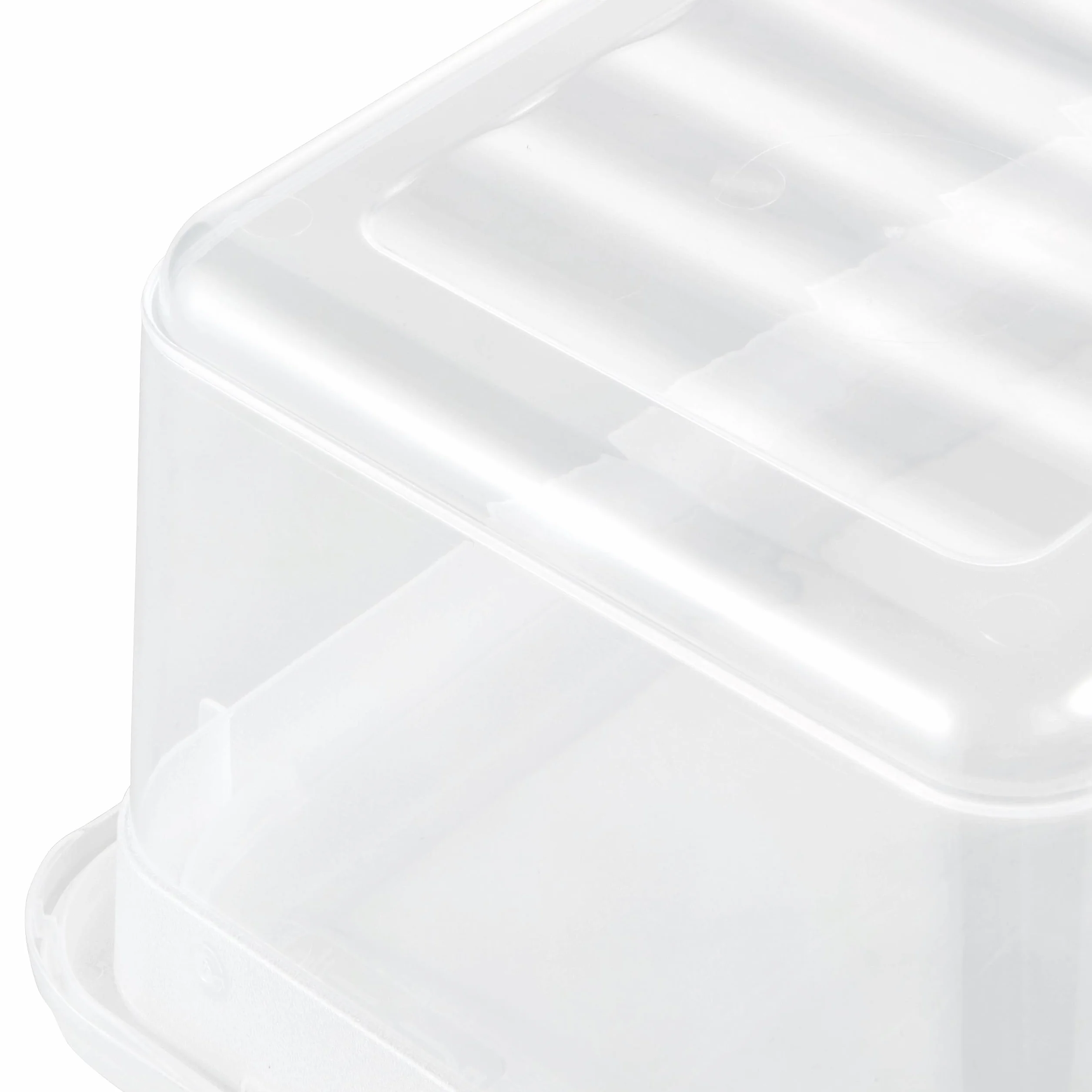 Keeper Box Contenitore con Sistema di Ventilazione 4 Pezzi 5,6 L 33 x 19,5 x 12 cm Trasparente