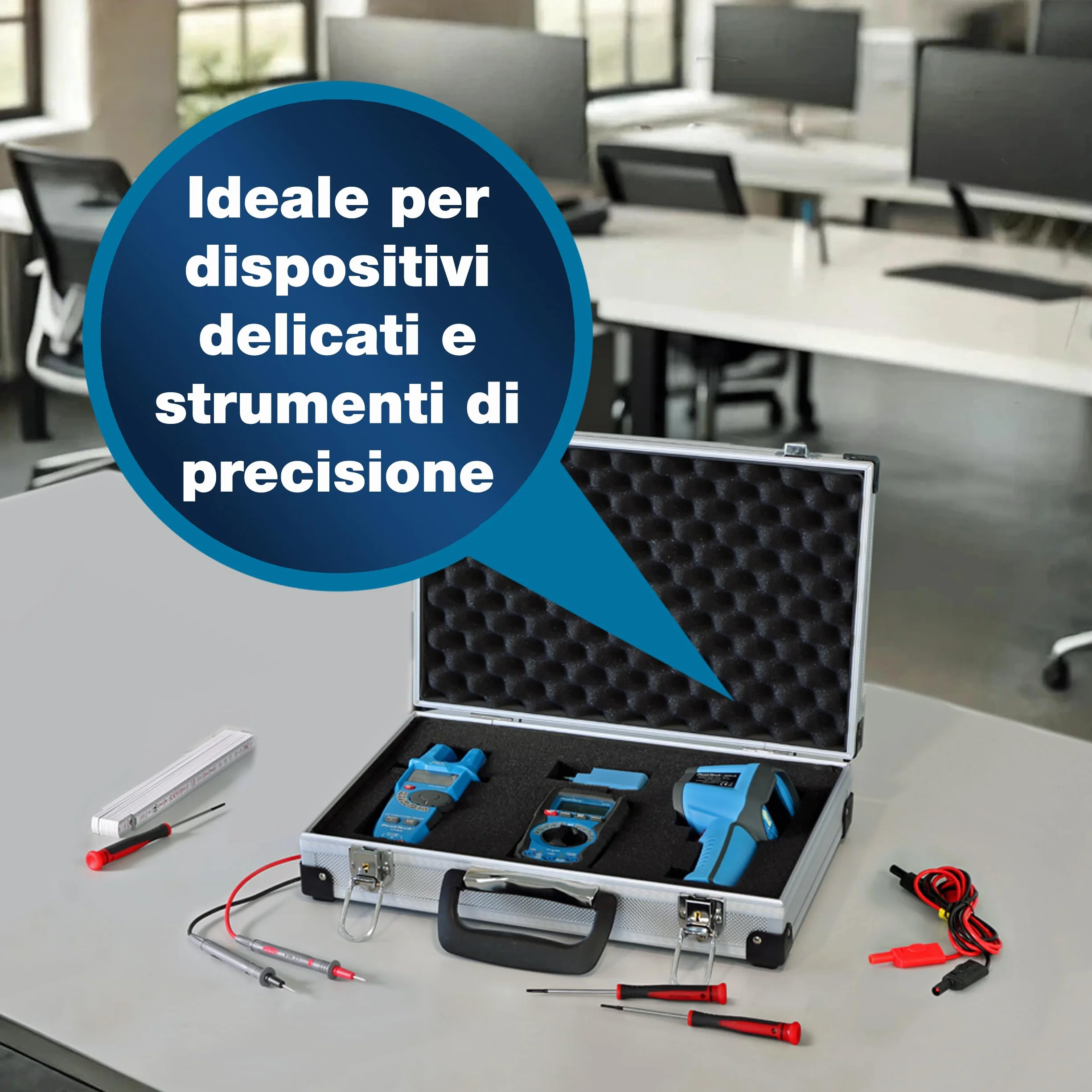 Peaktech 7265, Custodia Universale per Strumenti di Misura, 1, 390 x 280 x 100 mm