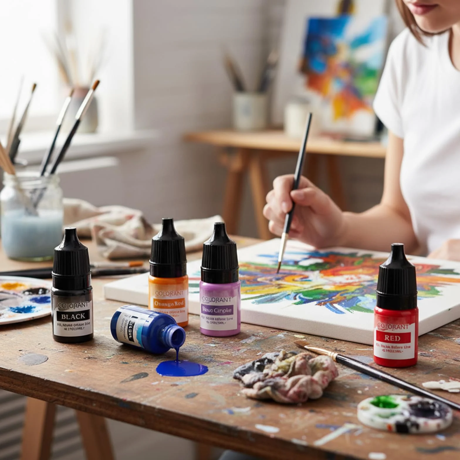 20 Colori Coloranti per Candele, Kit Liquidi per Candele Fai da Te, Colori a Cera Altamente Concentrati per Cera di Soia, Gel e Paraffina 5ML