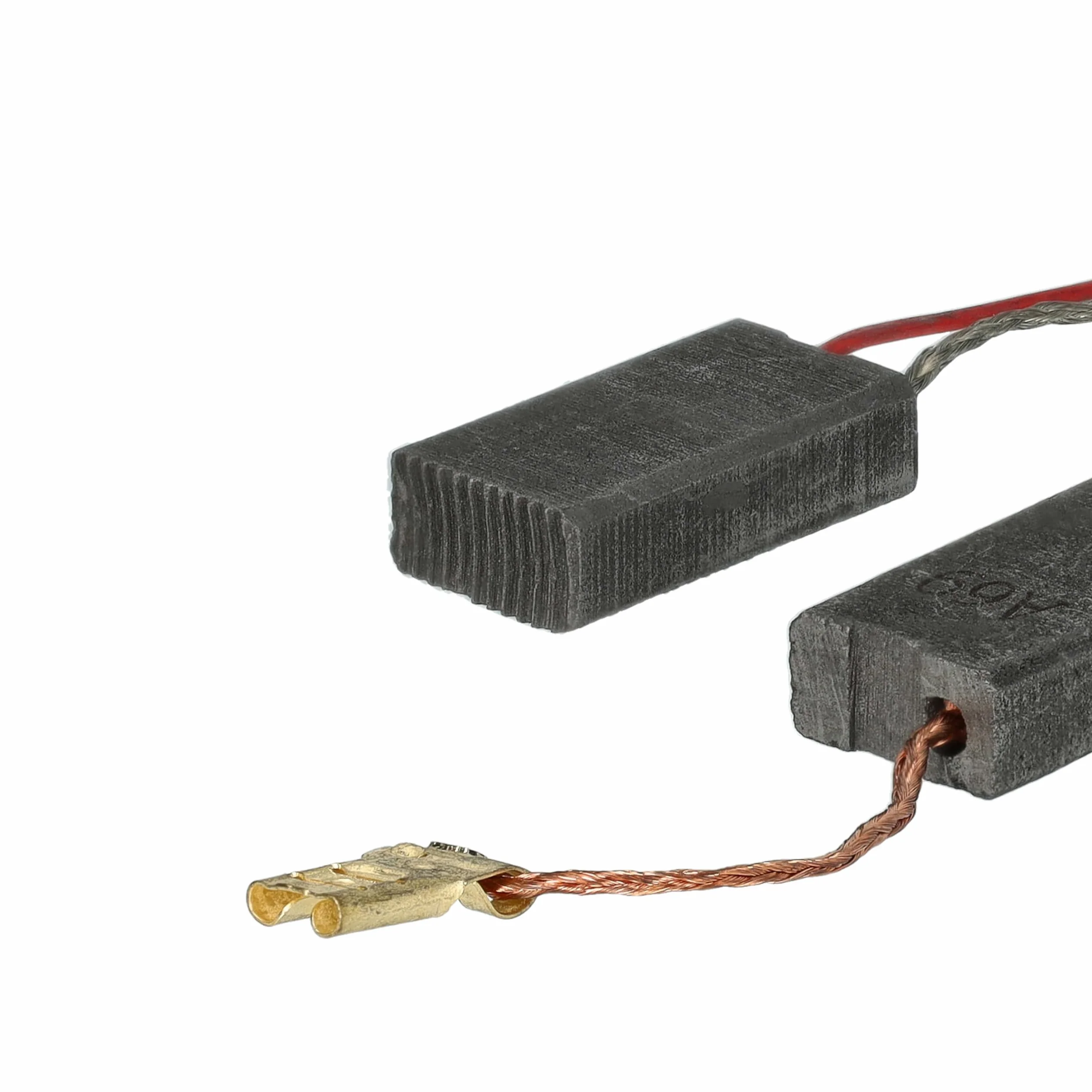 vhbw 2x spazzola carbone 23 x 12,3 x 6,2mm compatibile con Würth BMH 40-XE, 40-SE, 40-E utensile elettrico, scalpellatore