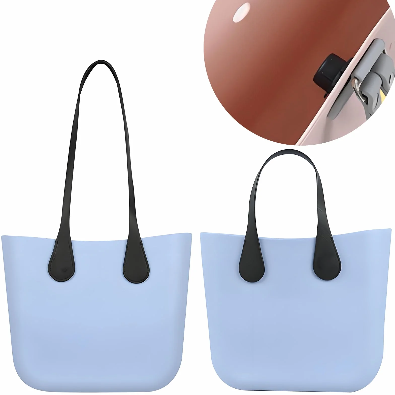 Manici per Borse in Pelle PU Tracolle, 51cm/86cm, 13 Colori