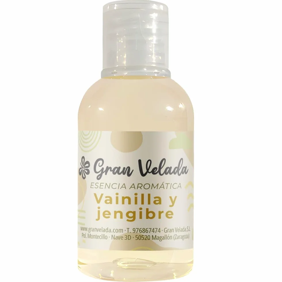 Gran Velada - Essenza di vaniglia e zenzero da 50 ml | Essenza concentrata | Dona un tocco unico alle tue candele | Ideale per artigianato