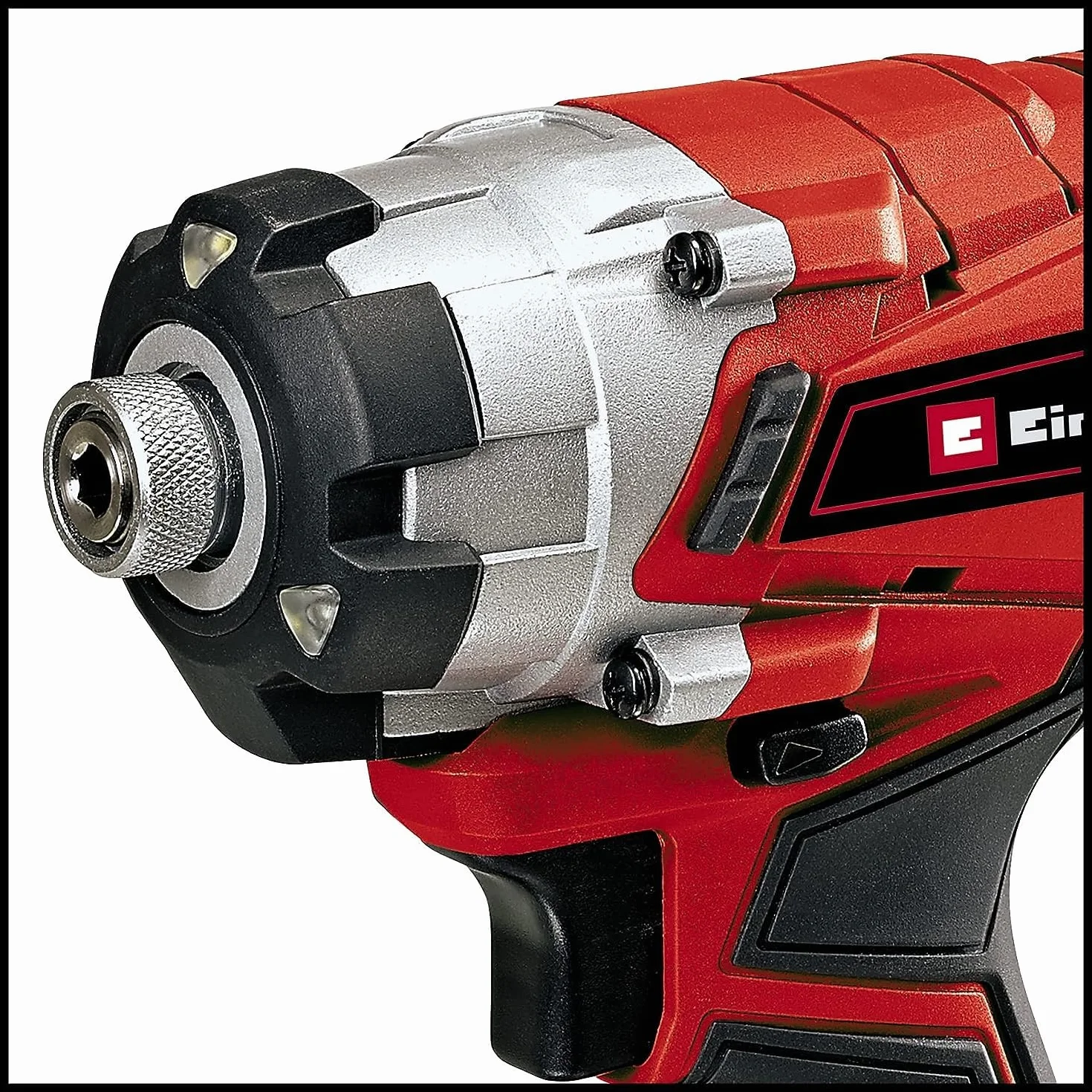 Einhell TE-CI 18/1 Li-Solo Avvitatore a impulsi a batteria Power X-Change (18V, giri al min. 0-2300, torsione 140Nm, attacco bits esagonale, 3 luci, senza batteria e caricabatteria)