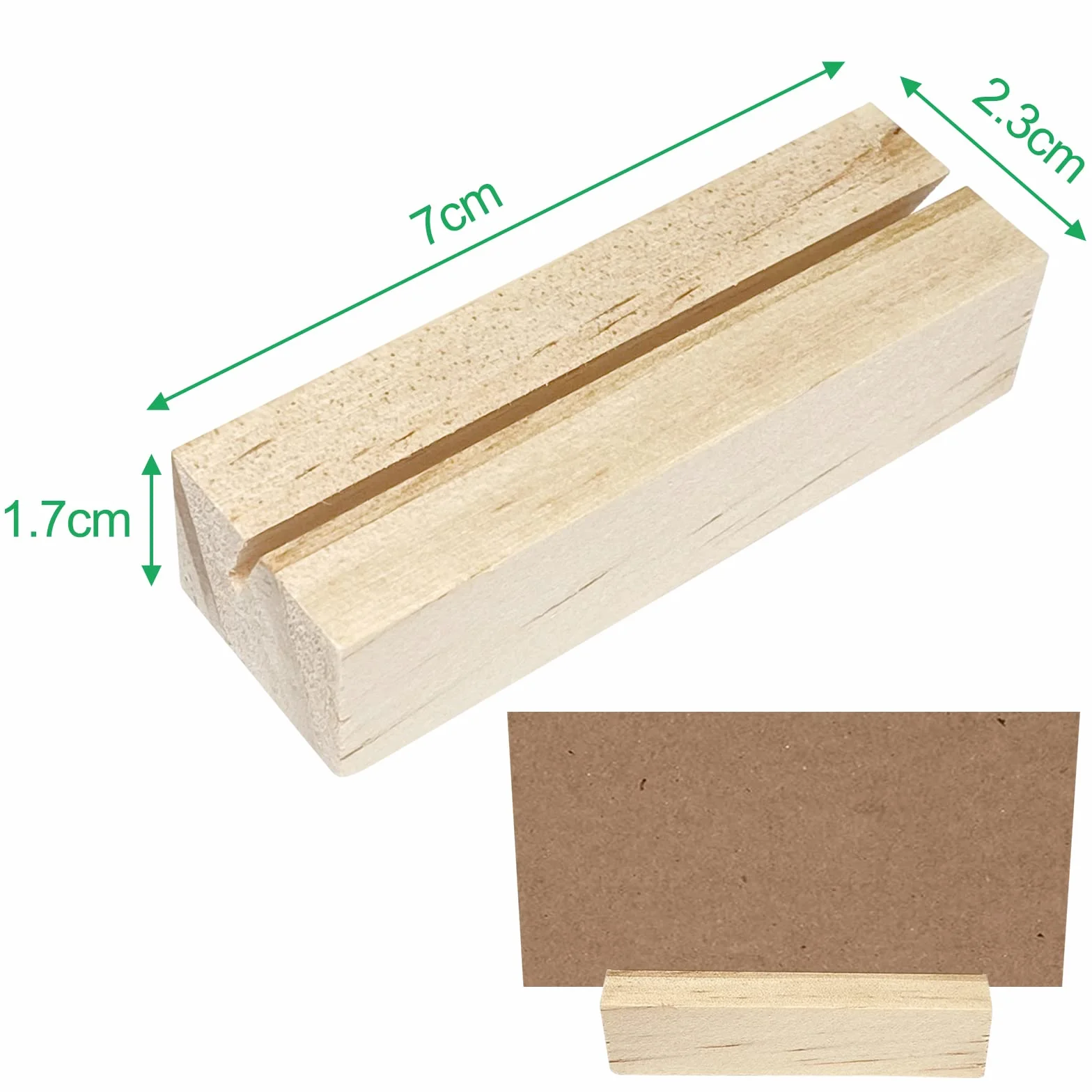 Mesybveo 12 Pezzi Segnaposto Legno di Faggio, Porta carte menu in legno di faggio, Portacarte di posizione, Clip per foto, Portaposizione in legno, per matrimoni, ristoranti, conferenze