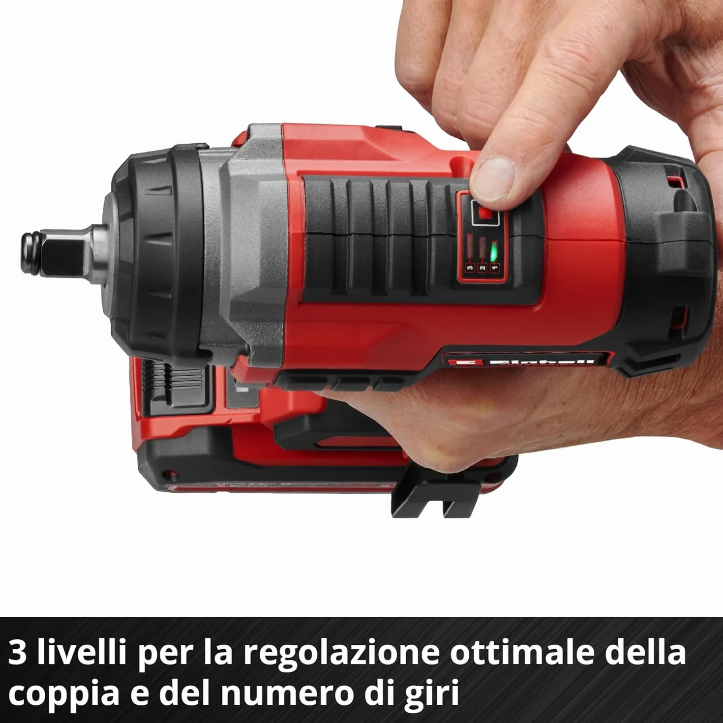 Einhell Professional Avvitatore a percussione a batteria IMPAXXO 18/450 Power X-Change 18 V 450 nm Brushless attacco 1/2" set di bussole