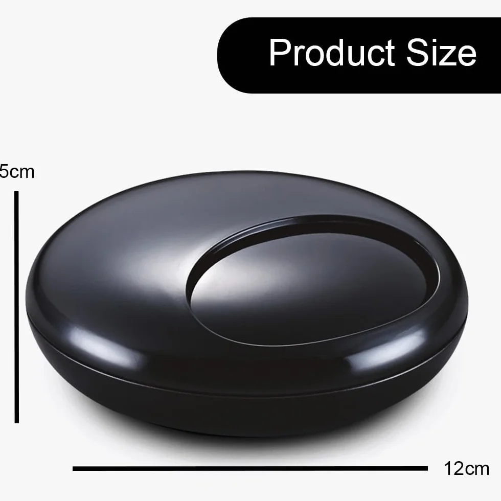 Mini Pattumiera Da Tavolo Antivento Con Coperchio Per Esterno