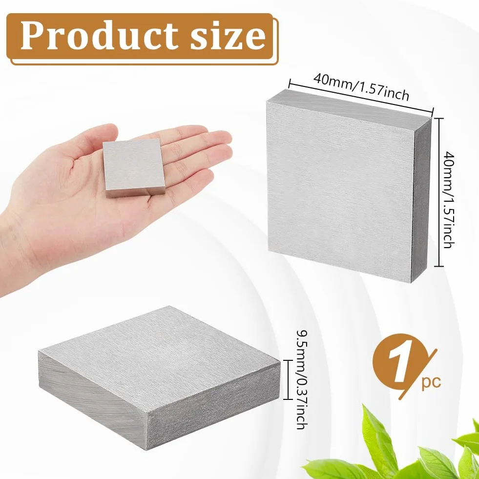 UNICRAFTALE 1 blocco quadrato per banchi da lavoro in acciaio incudine, strumento piatto per gioielli in metallo, per la creazione e riparazione di punzonatura, attrezzi DIY
