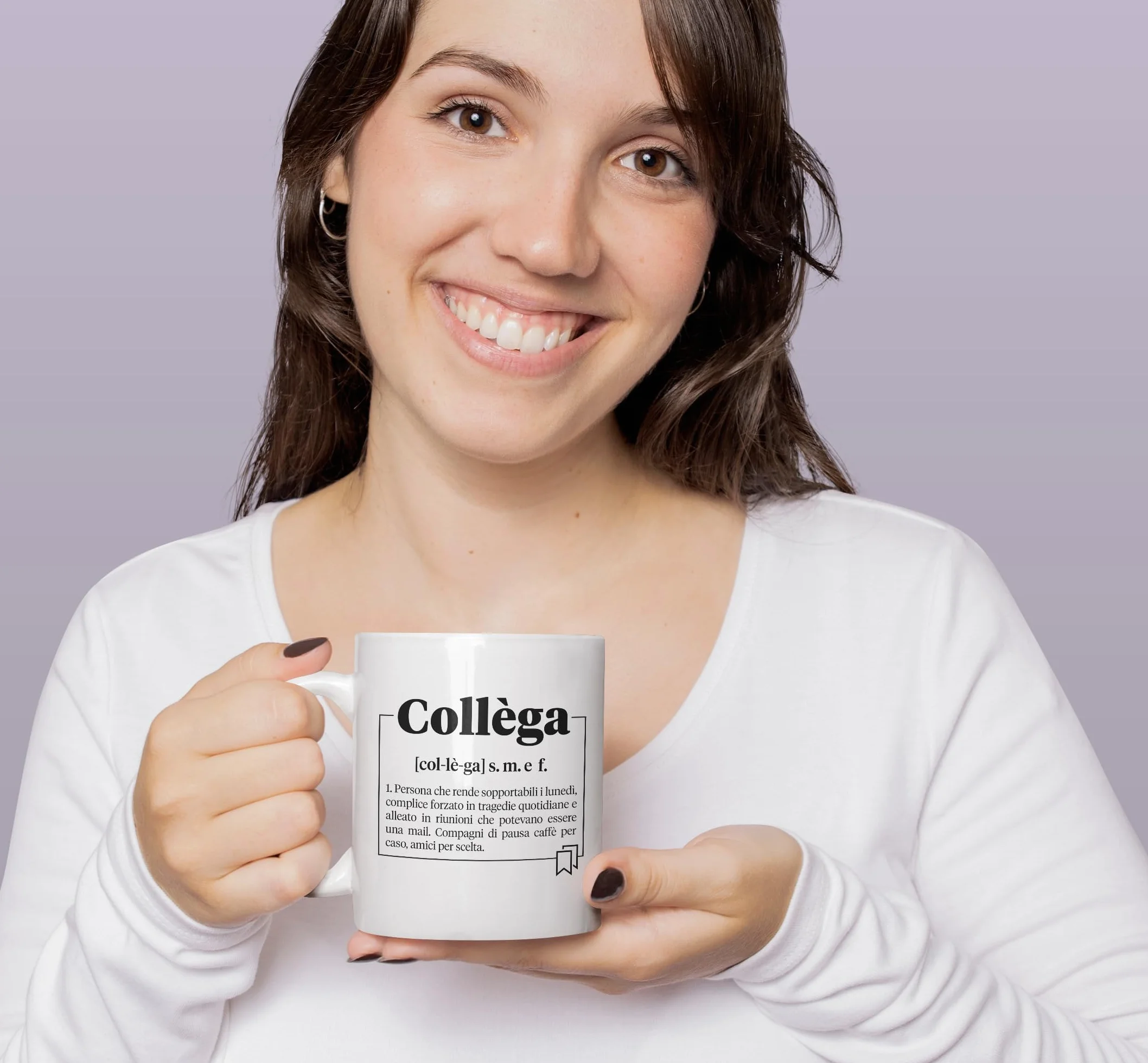 Tazza Collega Secret Santa Ufficio Gadget Simpatici Frasi Motivazionali Divertenti Regalo Collega