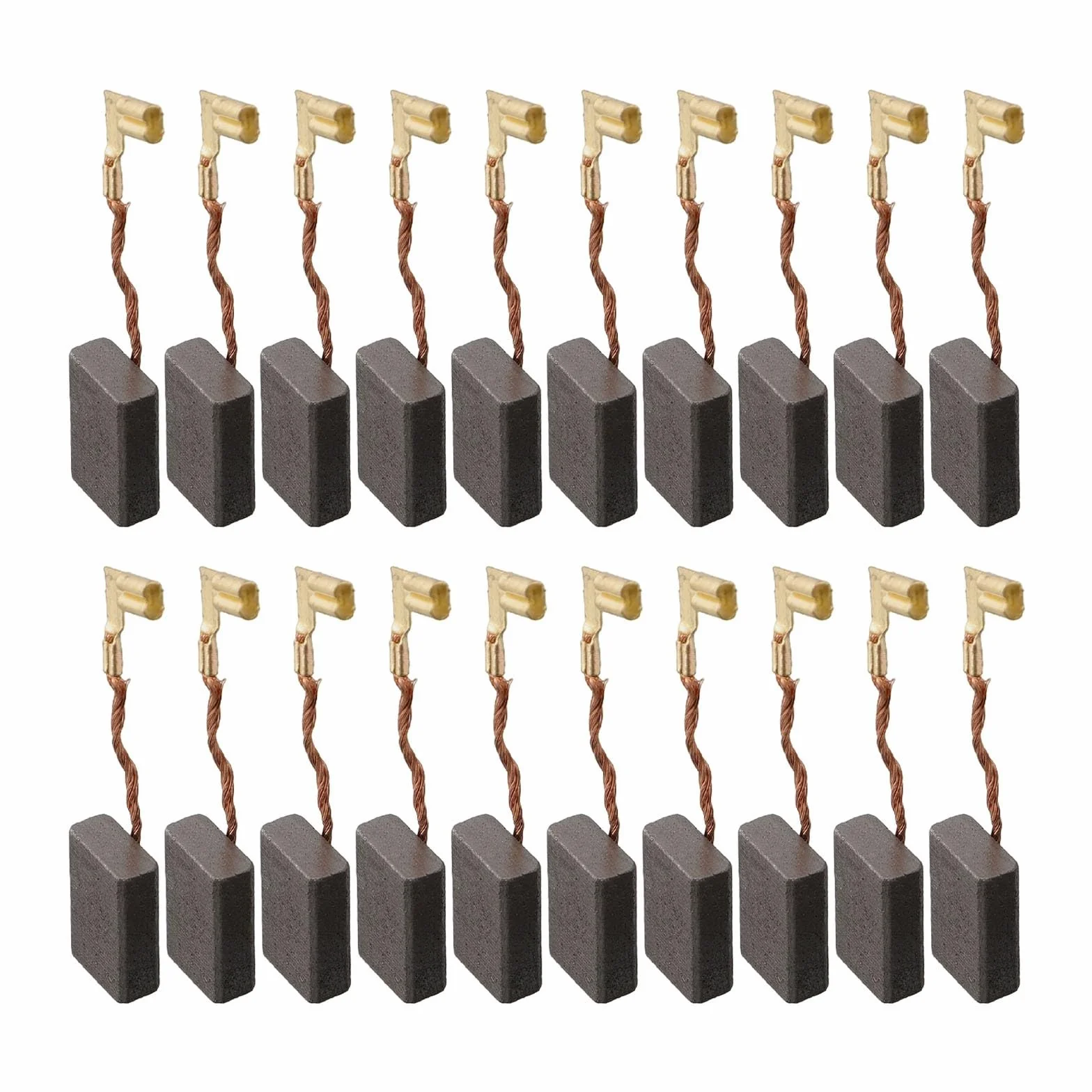 Spazzole di carbone motore CB325 per smerigliatrice angolare Makita 9554NB e 9557NB – 5 x 11 x 16 mm, set di spazzole di ricambio, struttura in carbonio e metallo, a bassa scintilla,