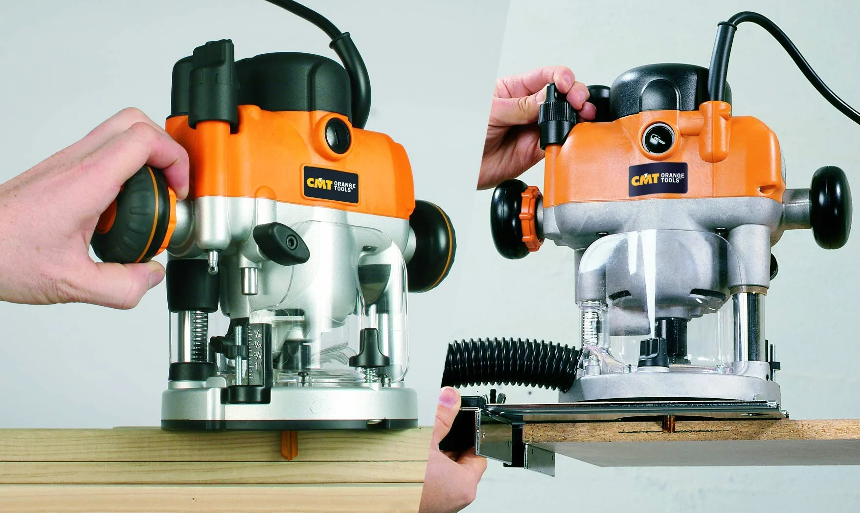 CMT Orange Tools CMT7E ELETTROFRESATRICE 2400W-230V CON PINZE D=8-12mm