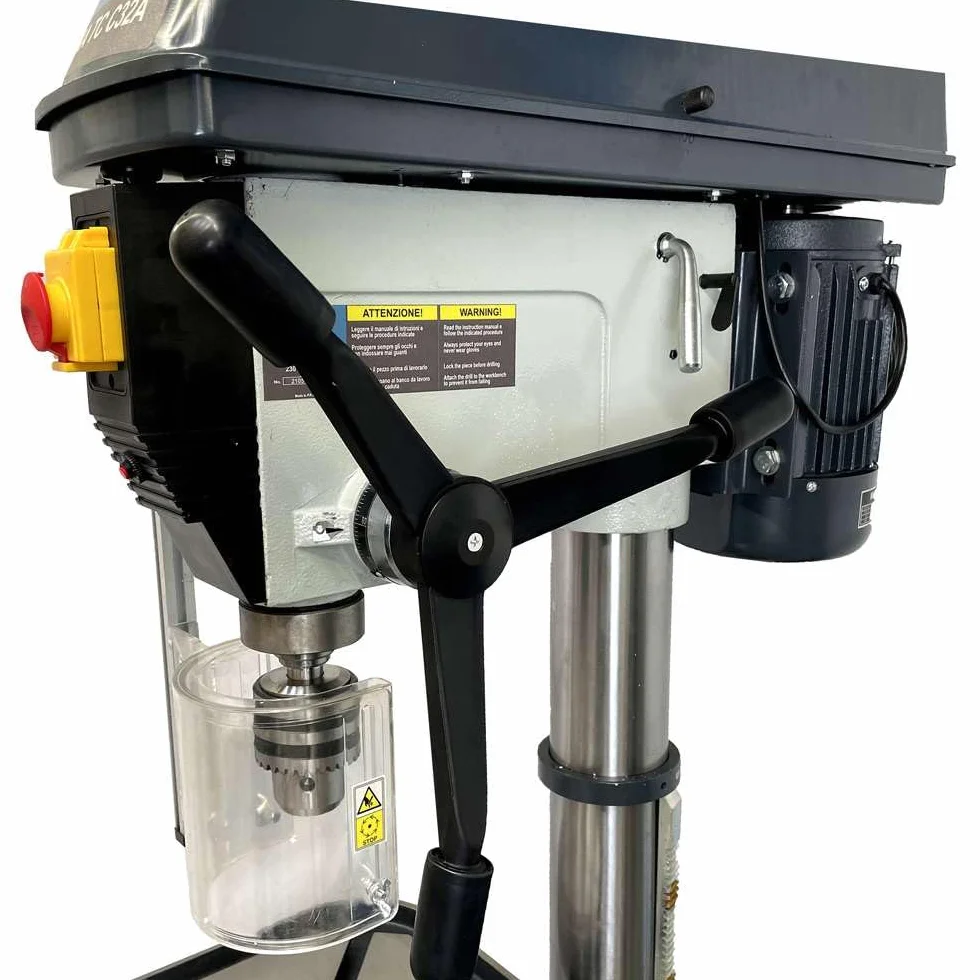 Trapano a colonna con trasmissione a cinghia 32mm 220V/1Ph -ENG PRO MA TC C32A