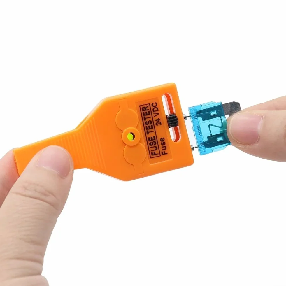 Tester per fusibili auto regolabile e strumento estrattore compatibile con varie dimensioni di fusibili per test e rimozione rapidi