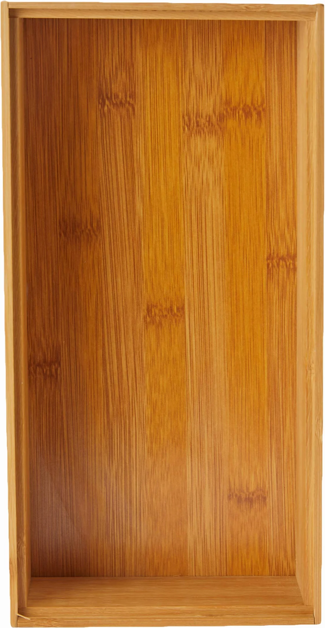 Zeller Scatola Salvaspazio Bambú Beige 30x15x7 cm