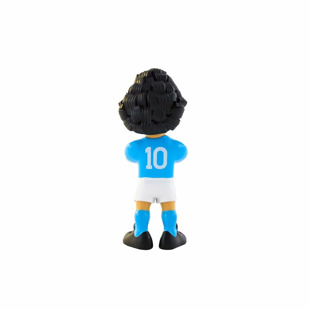MINIX Diego Armando Maradona Numero 10 Maglia Azzurra Figura Statuetta Originale Serie Football Stars 11cm