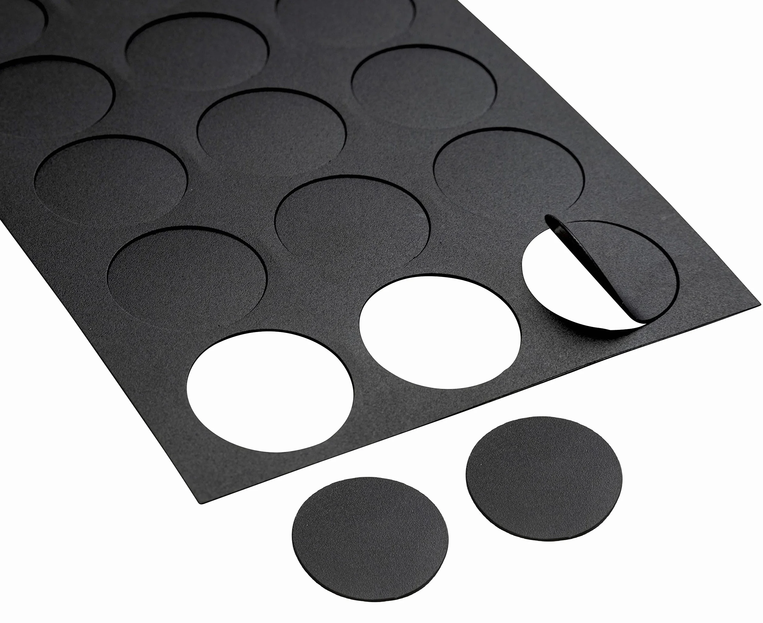 IPEA Tappi Copriviti Adesivi da 20 mm in PVC Neri - 120 Pezzi - Made in Italy - Tappo Adesivo Copriforo e Vite per Mobili, Armadi, Pareti - Copri Vite per Buchi, Viti e Fori - Nero
