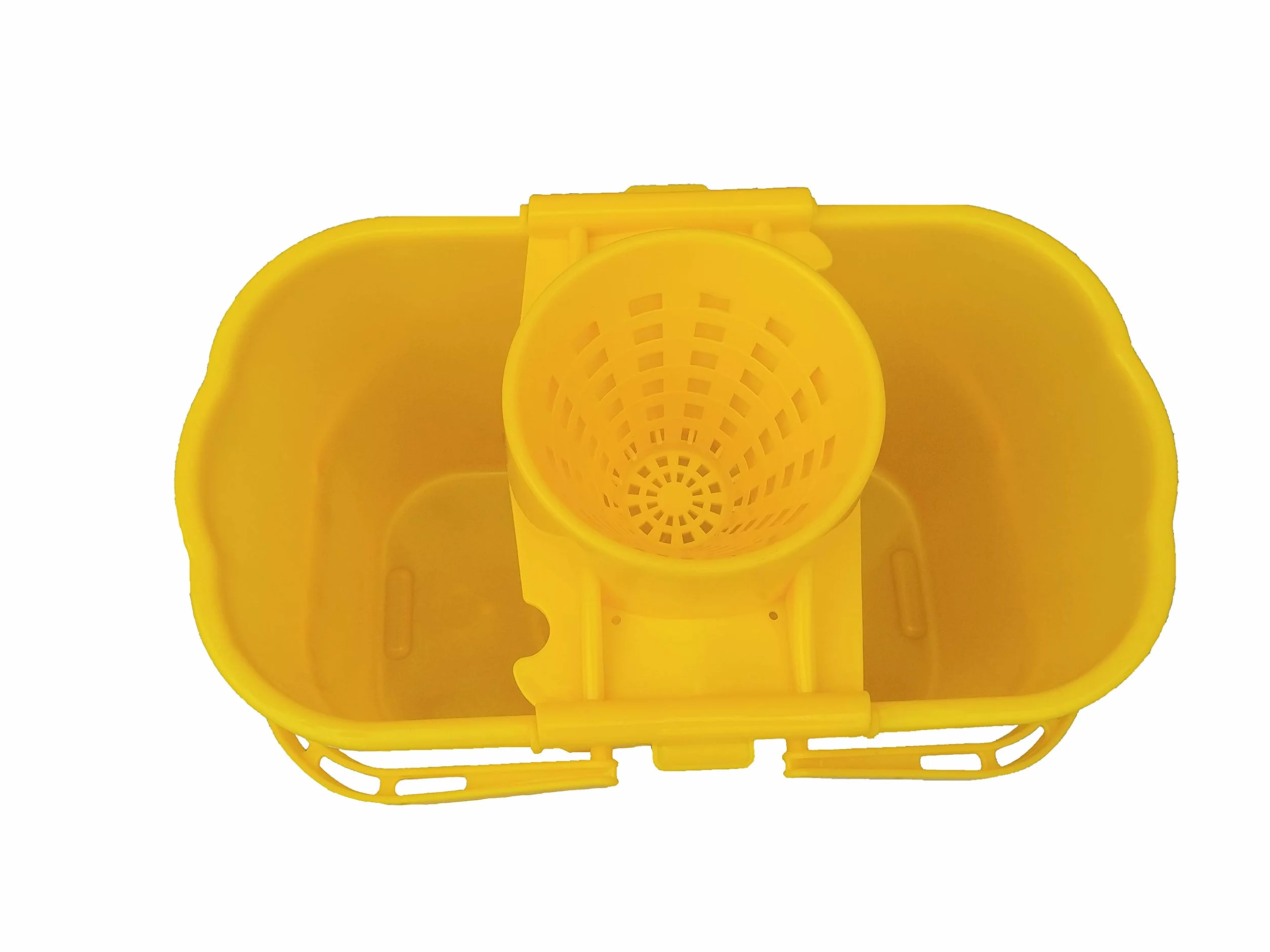 SECCHIO STRIZZATORE DOPPIAVASCA 15L 2 vasche sporco pulito con strizzino TPE 100 guanti