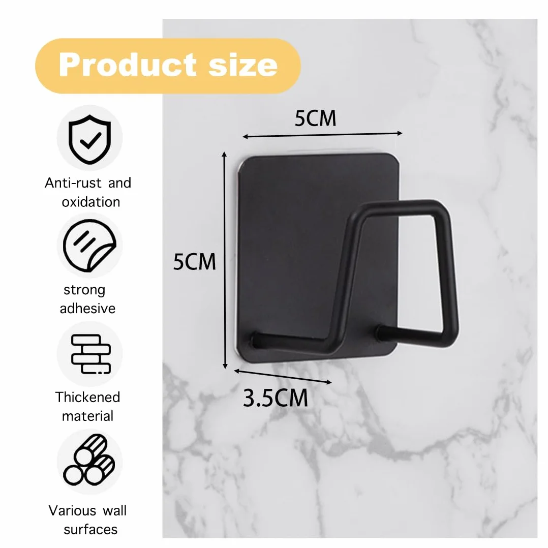 2 Pz Portaspugna Porta Spugna Autoadesivo,Pratico Accessorio per Lavello,Ganci in Acciaio Inox,Impermeabile Senza Foratura,Organizer, organizzazione in Cucina e Bagno (Nero)