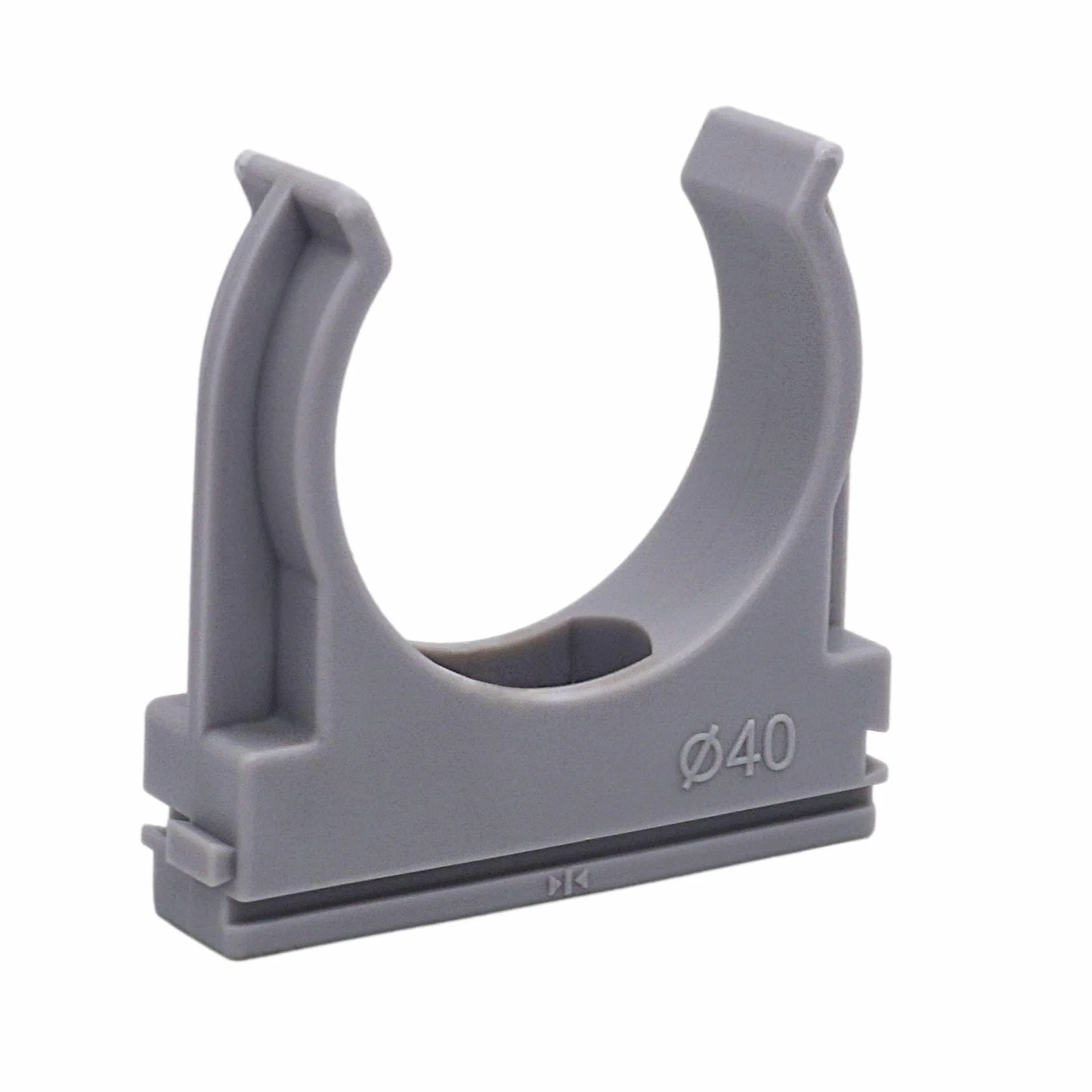 SKIR'CO (30 pezzi) Clip per tubi, morsetti in plastica per tubi da 40 mm, morsetti per tubi di tipo U, clip per tubi, ganci per tubi