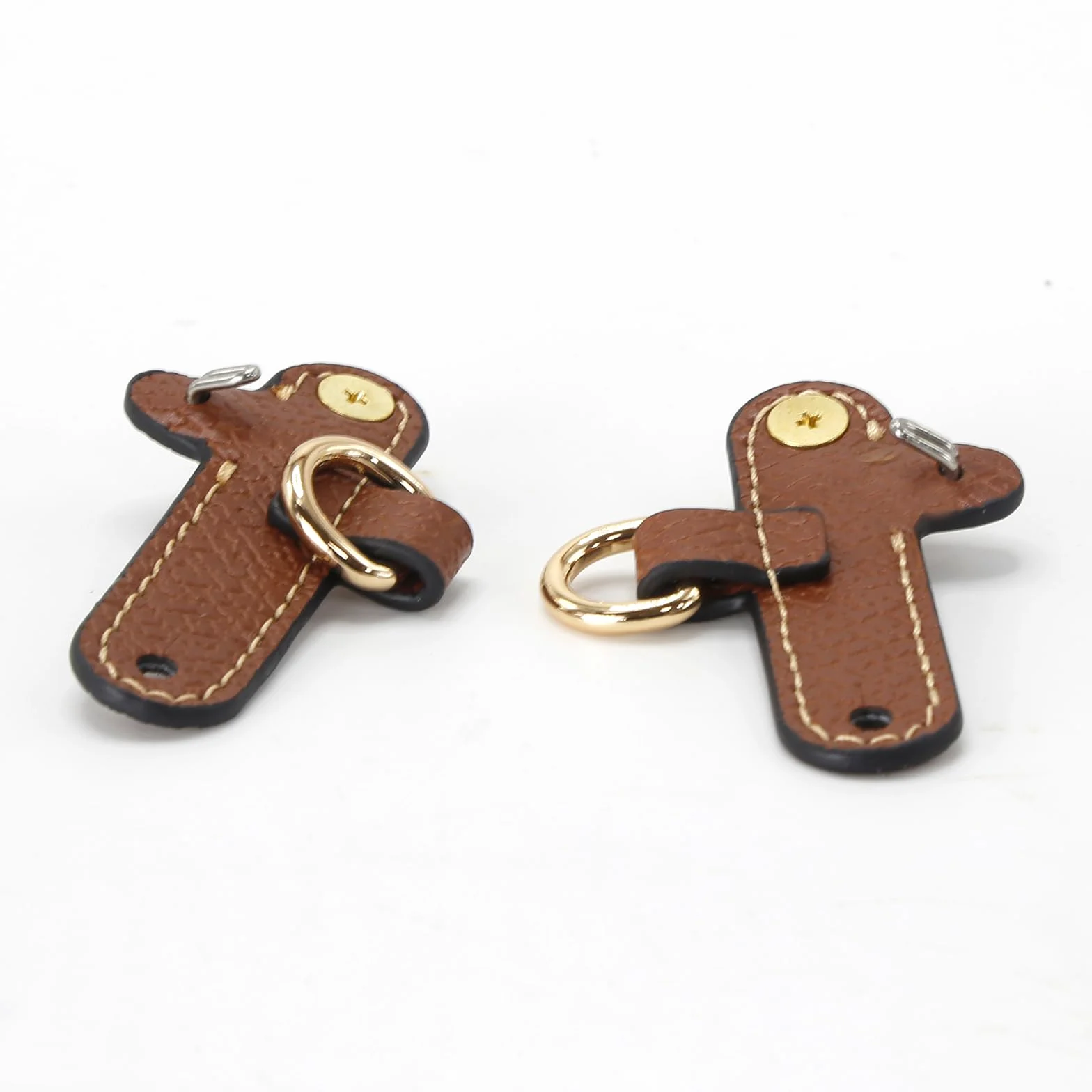 Tracolla in pelle per borsetta, terracotta/nude/tortora/blu navy