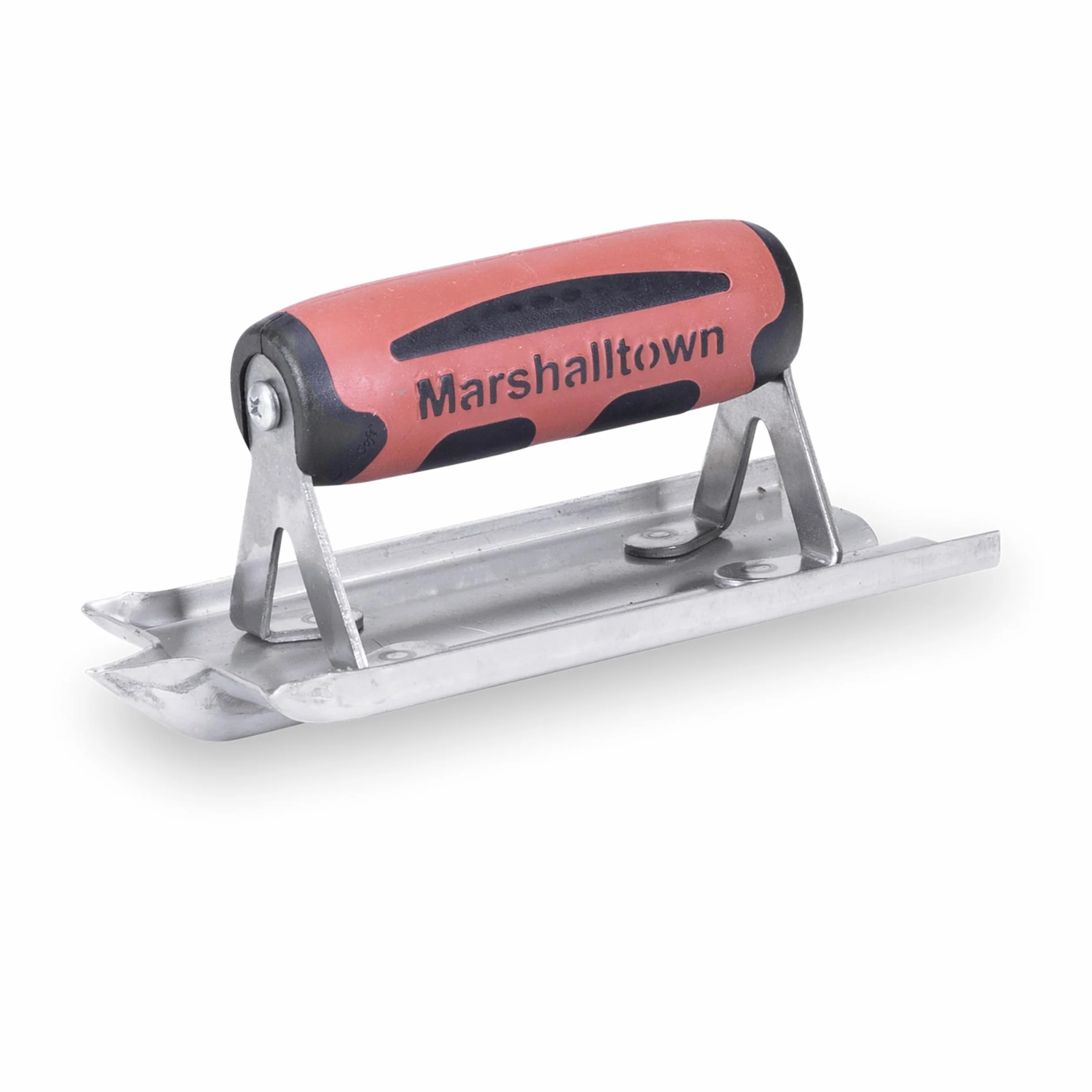 Groover Marshalltown - R 6 mm, L 13 mm, P 13 mm con impugnatura Durasoft, in acciaio inossidabile, utensili per pavimenti e calcestruzzo, dimensioni: 152x76 mm