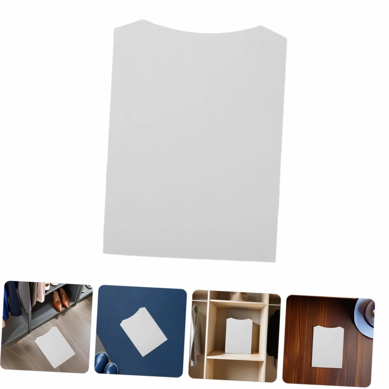 PRETYZOOM 100 Pezzi Inserti per Magliette Bianche Forme Pieghevoli per Imballaggio e Organizzazione Abbigliamento Supporto Antirughe per T Shirt Camicie e Maglioni
