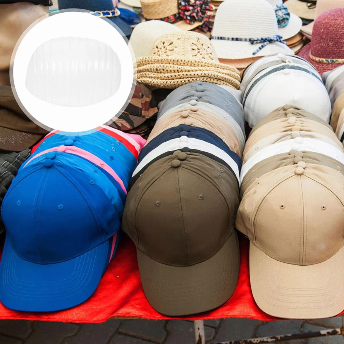 Porta Cappellini 20 Pezzi Supporto Interno Cappello in Pvc per Baseball e Cappelli Estivi