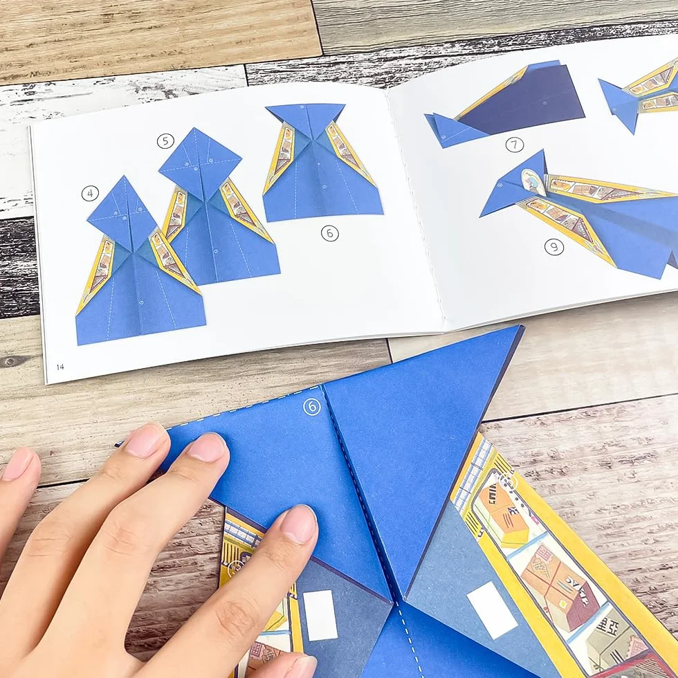Djeco DJ08760 Planes Origami - Aeroplano in Carta, Multicolore