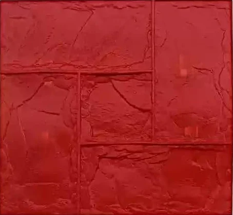 Tampone per timbri in calcestruzzo, in poliuretano resistente, monostrato, decorativo, motivo mattoni, per stampa e sigillatura di cemento, ideale per progetti fai da te