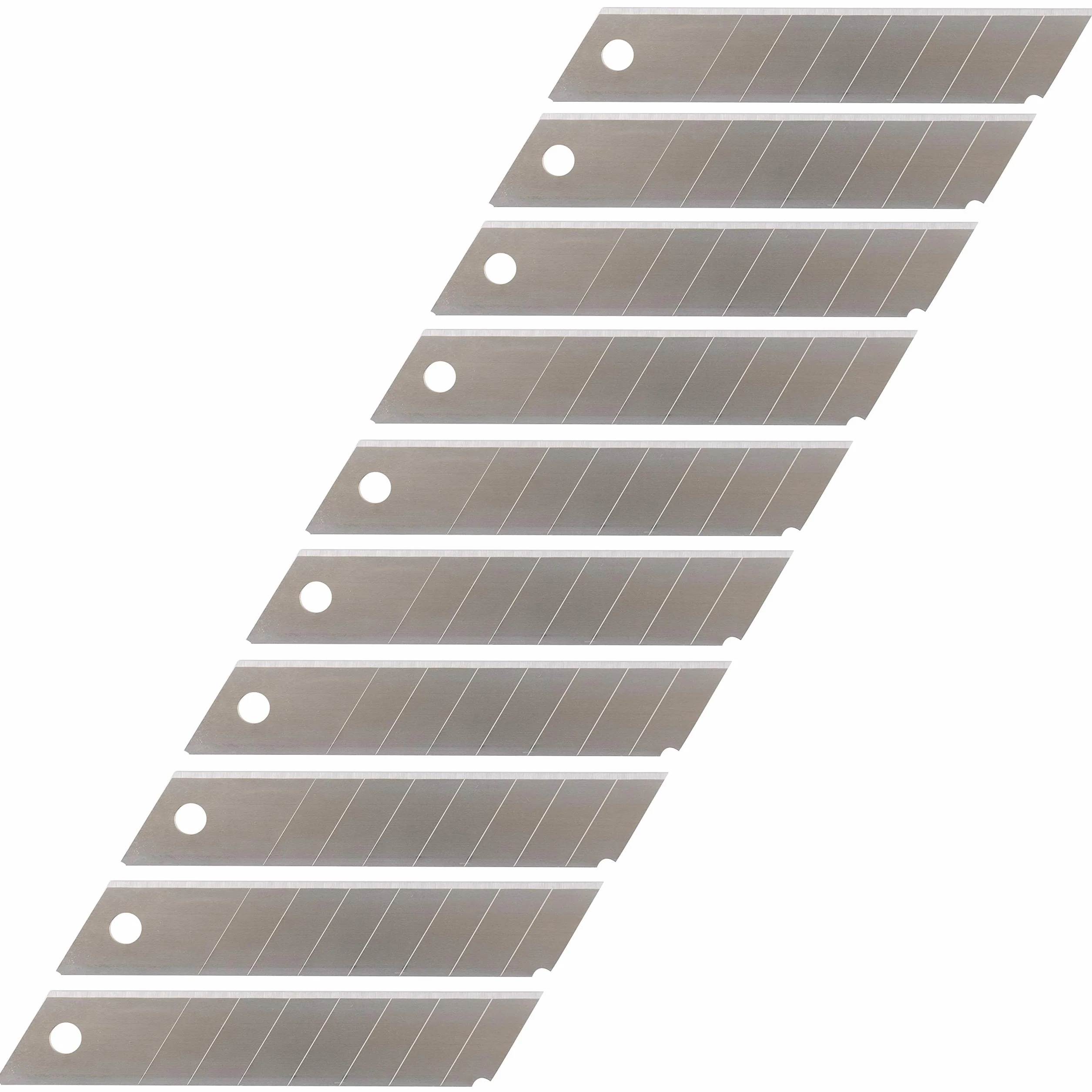 D.RECT Lame per Cutter 18 mm - Lame di Ricambio per Taglierino - Lame per Utensili Manuali, 100 Pezzi