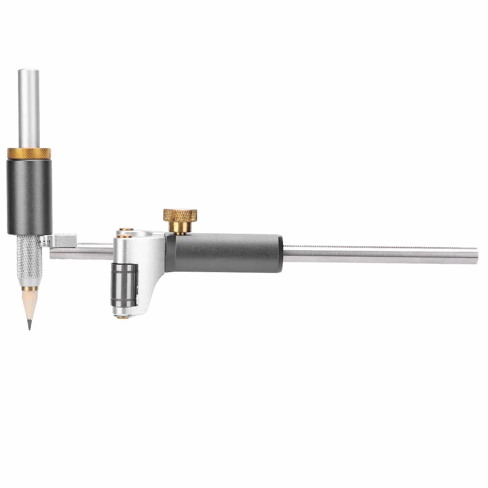 Estink Strumento per Tracciare Ad Lineare Lineare per la Lavorazione del Legno, Strumento per Tracciare Linee Parallele con Righello Fai-da-te Multiuso