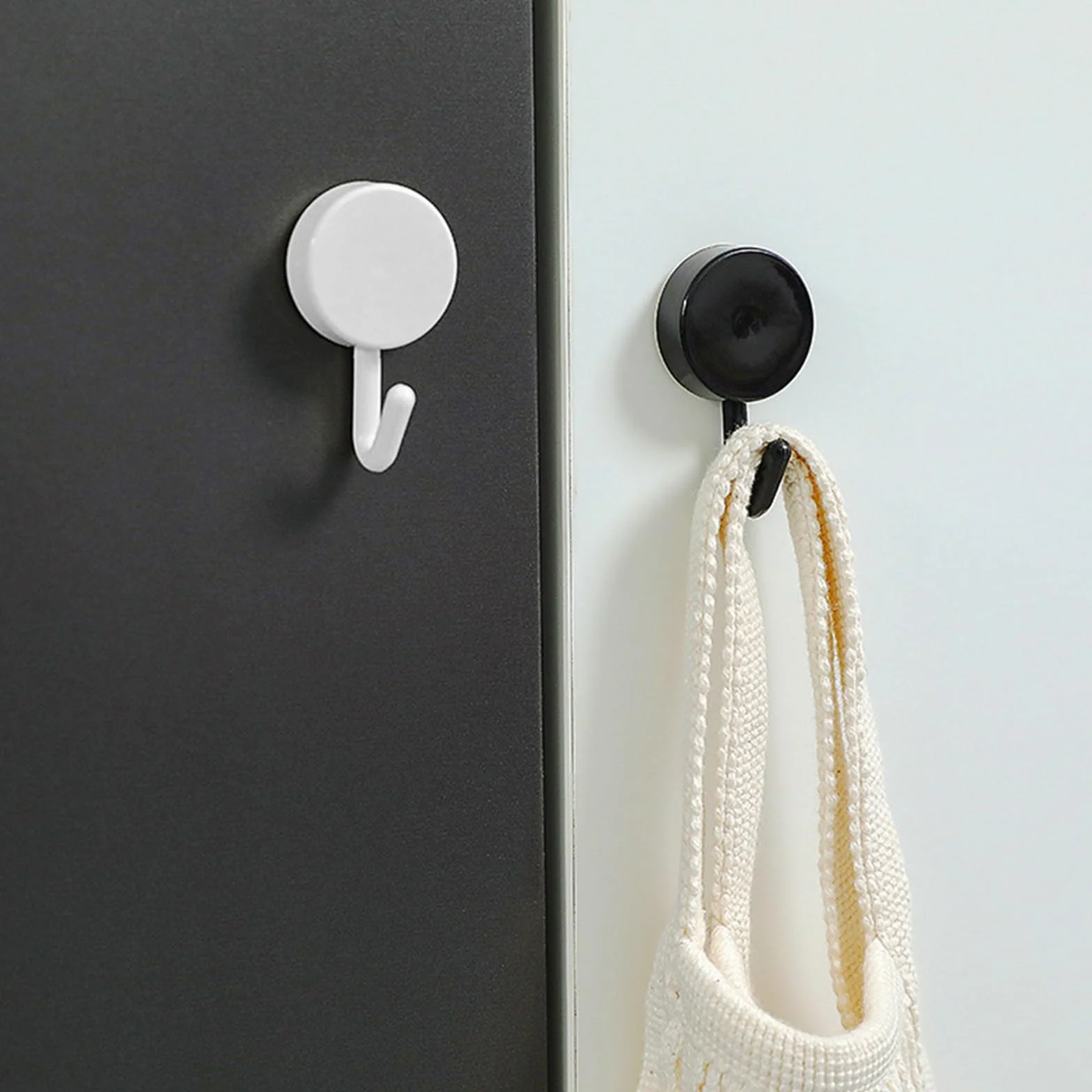 CATOR 14 Pezzi Gancio Adesivo da Parete, Ganci Colorati Senza Foratura per Bagno e Cucina