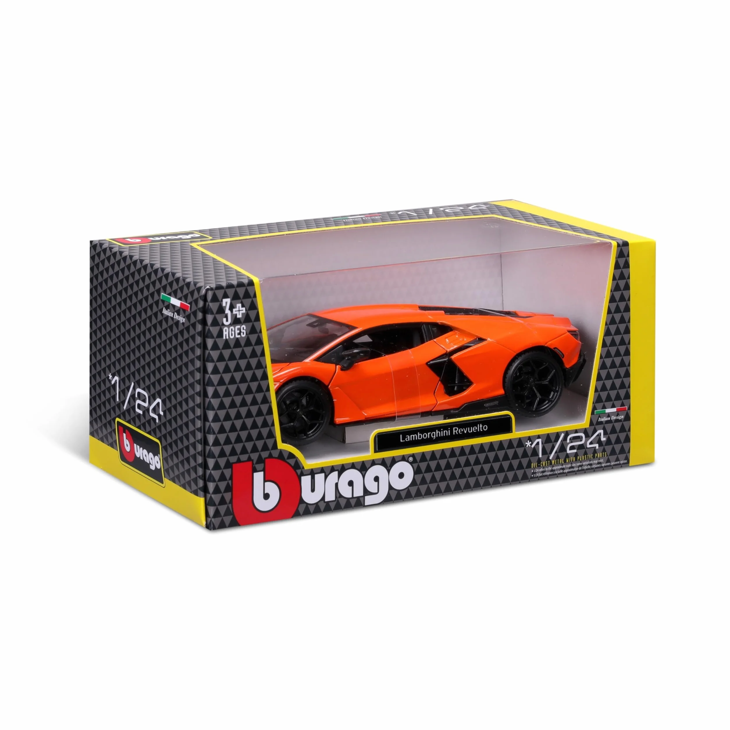 BBURAGO Lamborghini Revuelto 1:24 Diecast Model Car with Opening Doors