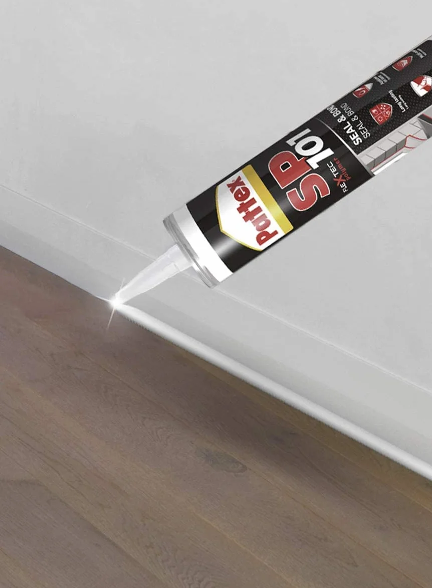 Pattex SP10,sigillante liquido sigilla e incolla multimateriale,sigillante polimerico in cartuccia, silicone per interni ed esterni, 1x280ml