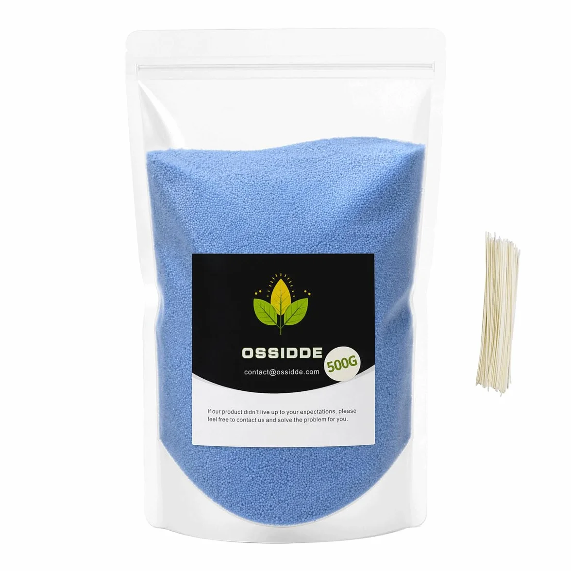 Sabbia per candele con stoppini,granuli di cera,candele fai da te,500 g,perline di cera per candele + 20 stoppini per candele
