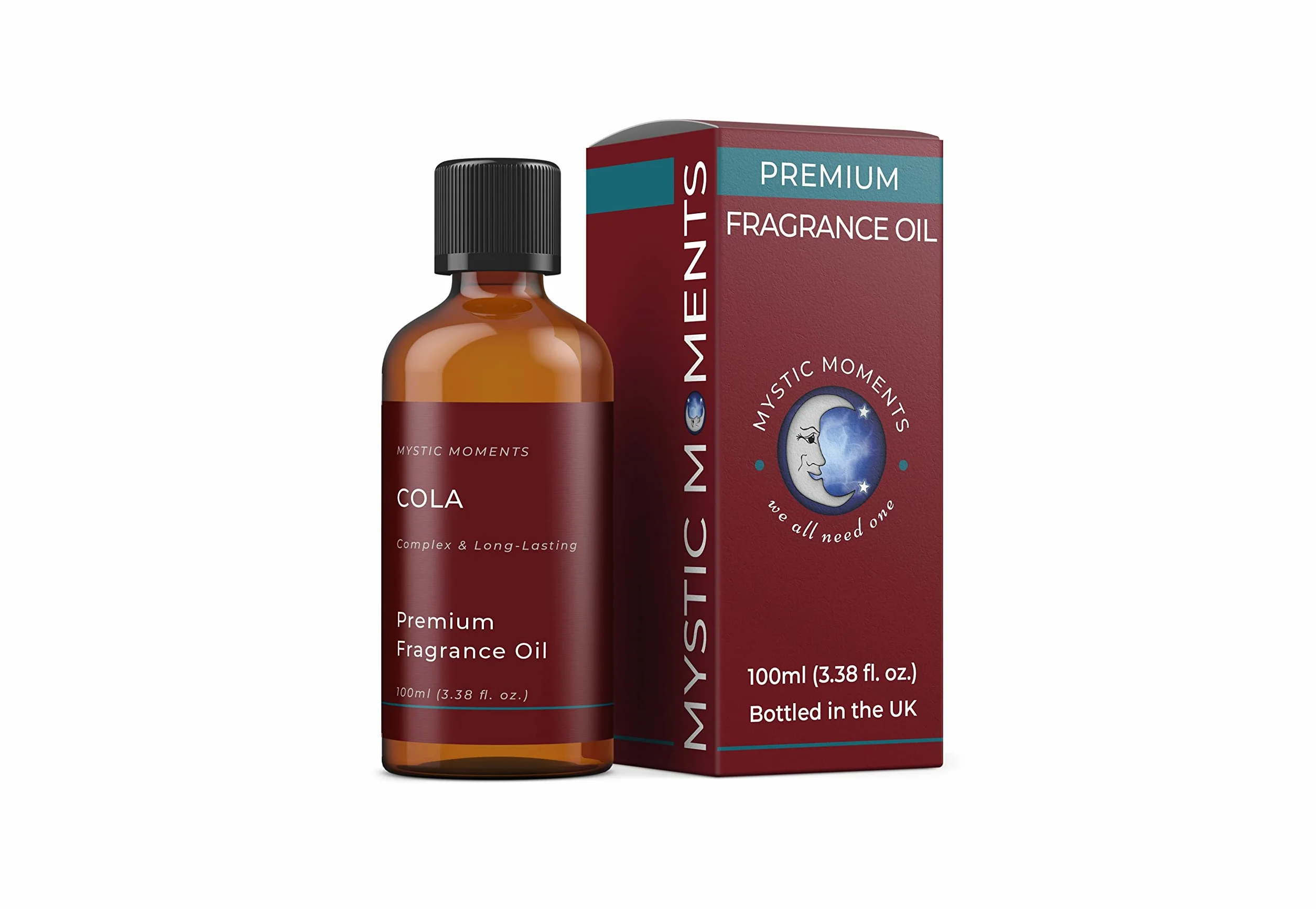 Mystic Moments | Olio di fragranze Cola - 100 ml - perfetto per saponi, candele, bombe da bagno, bruciatori di olio, diffusori e articoli per la cura della pelle e dei capelli
