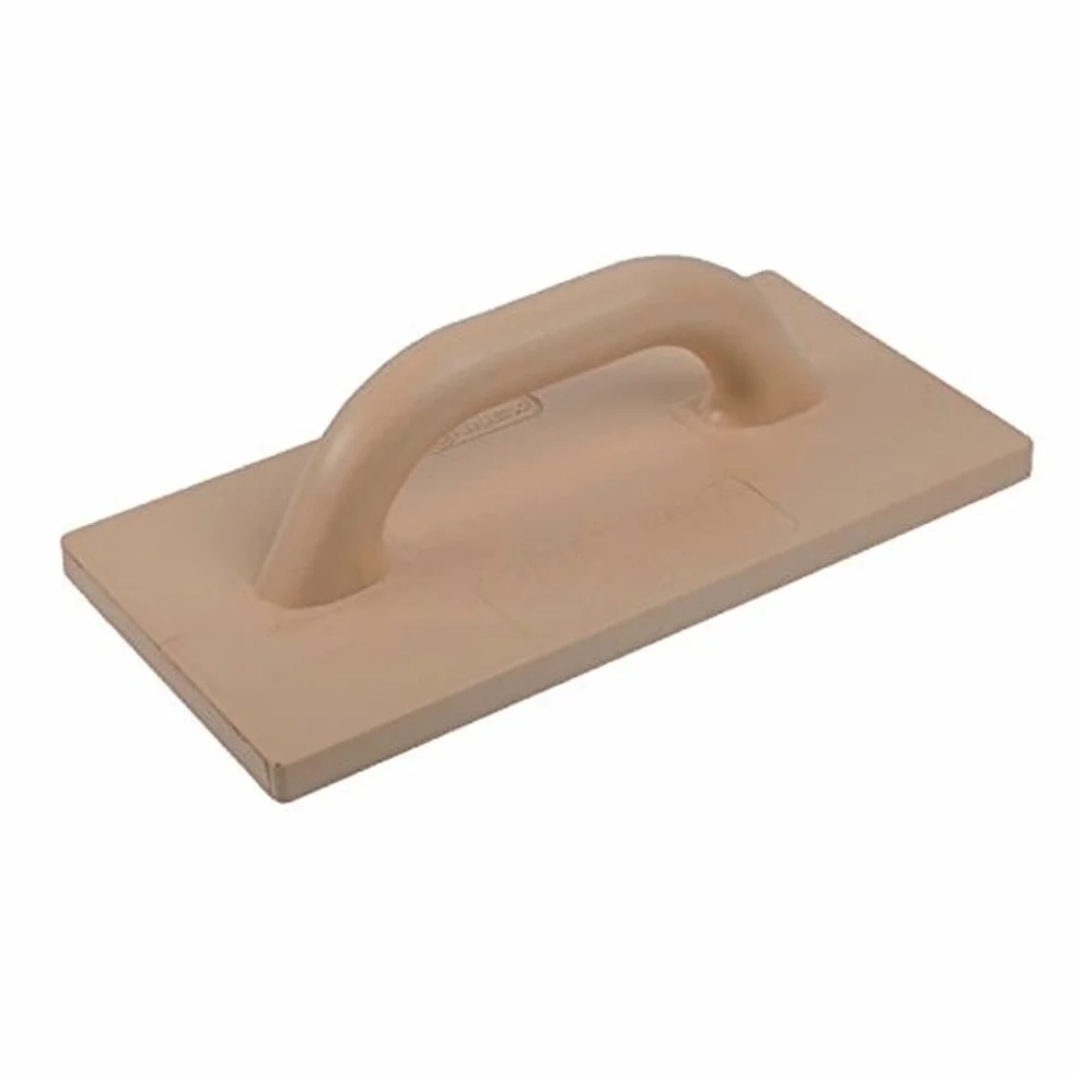 Frattazzo Liscio, Misura 220x420 mm, Ideale per Lisciare Intonacature, In ABS Resistente Extra Leggero con Manico Chiuso
