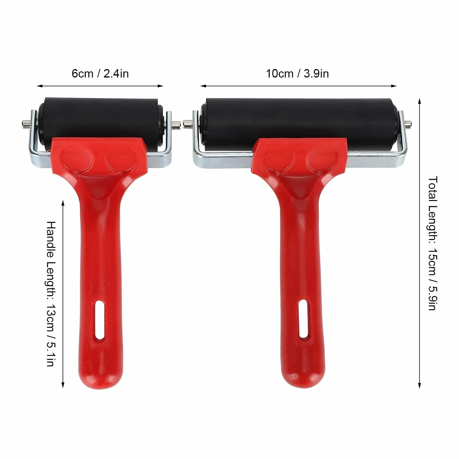 Set di Rulli per Pittura Diamante, Kit Accessori con Rulli Brayer 6cm 10cm