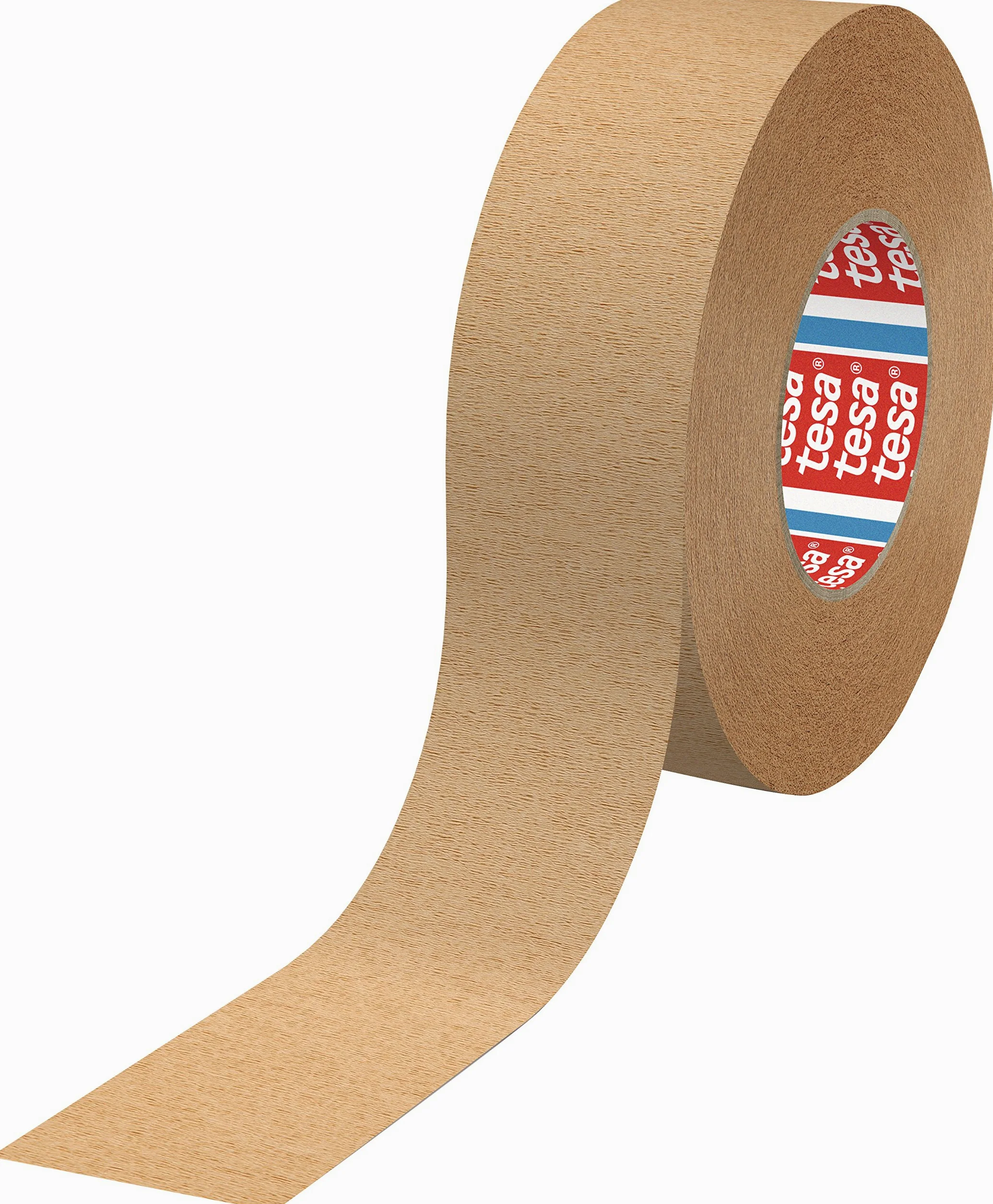Tesa 4319 hochg ekrepptes nastro adesivo in carta per imbianchini e imballaggio iniettabili, 50 m x 50 mm, 6 pezzi, 04319 – 00012 – 00