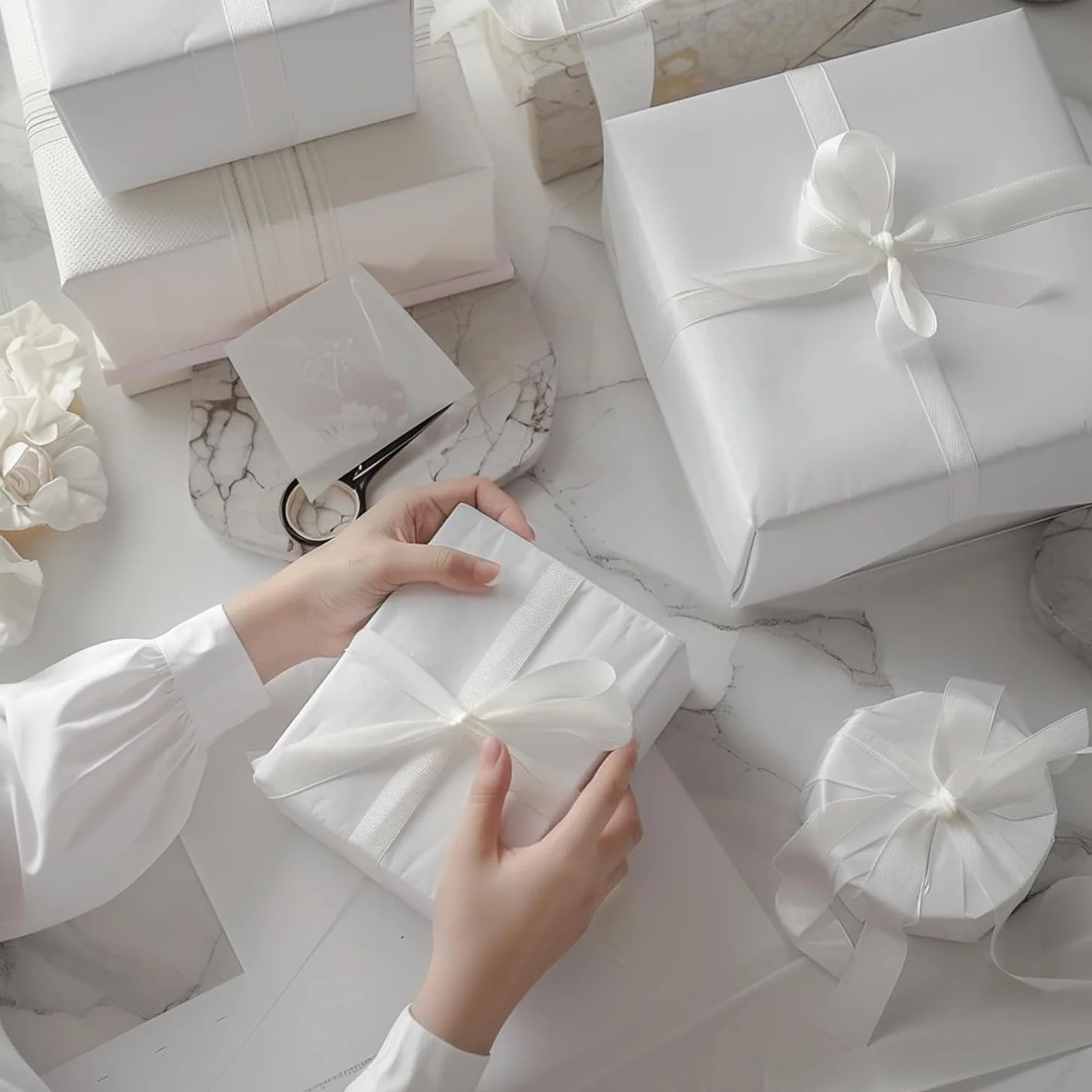 100 fogli di carta velina bianca, 50 x 70 cm, materiale da imballaggio, carta velina, per Natale, matrimonio, compleanno, fai da te (17 g/m²)