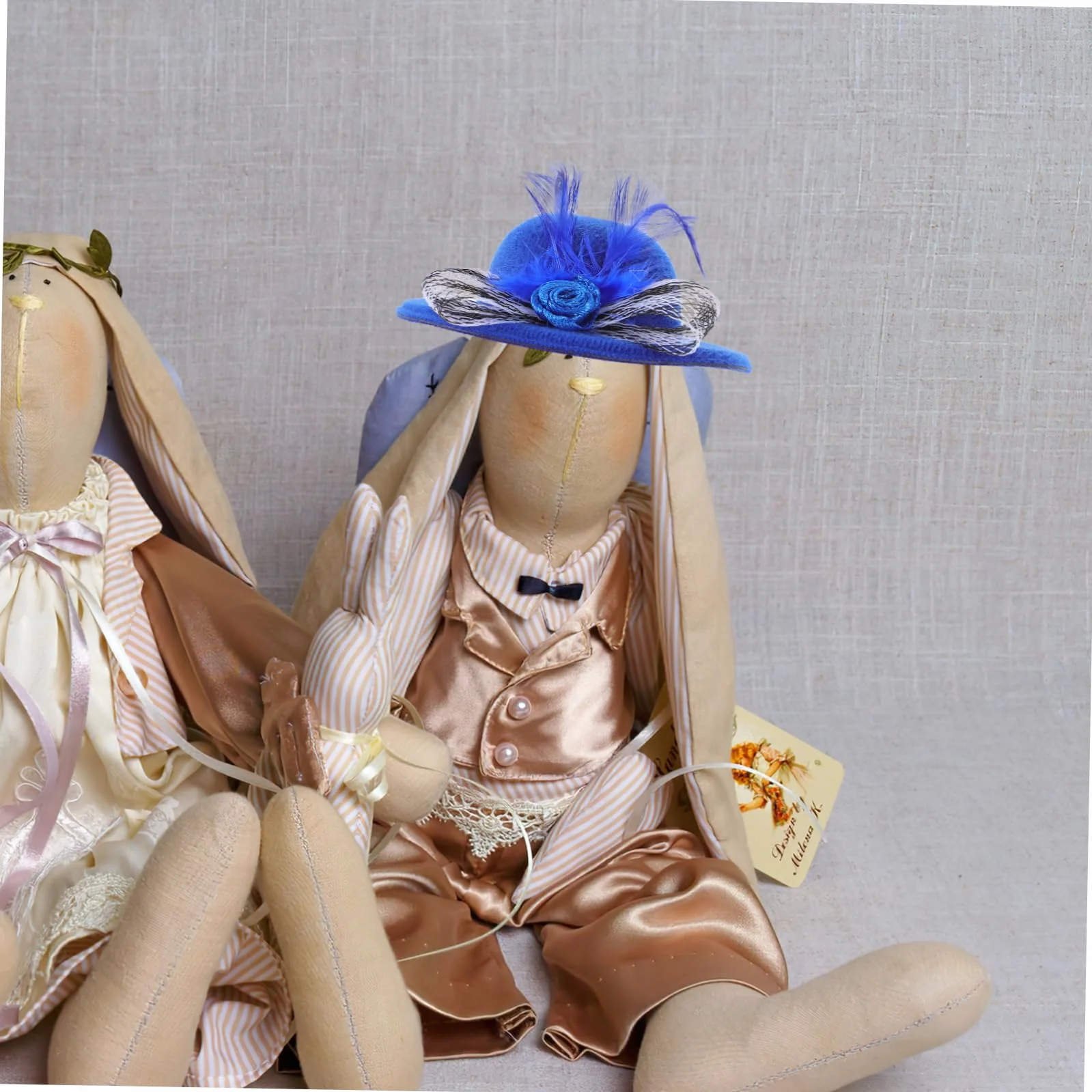 VICASKY 6 Cappelli Mini per Bambole da 6 Pezzi, Leggeri e Delicati, per Artigianato Fai da Te e Decorazioni Bambole