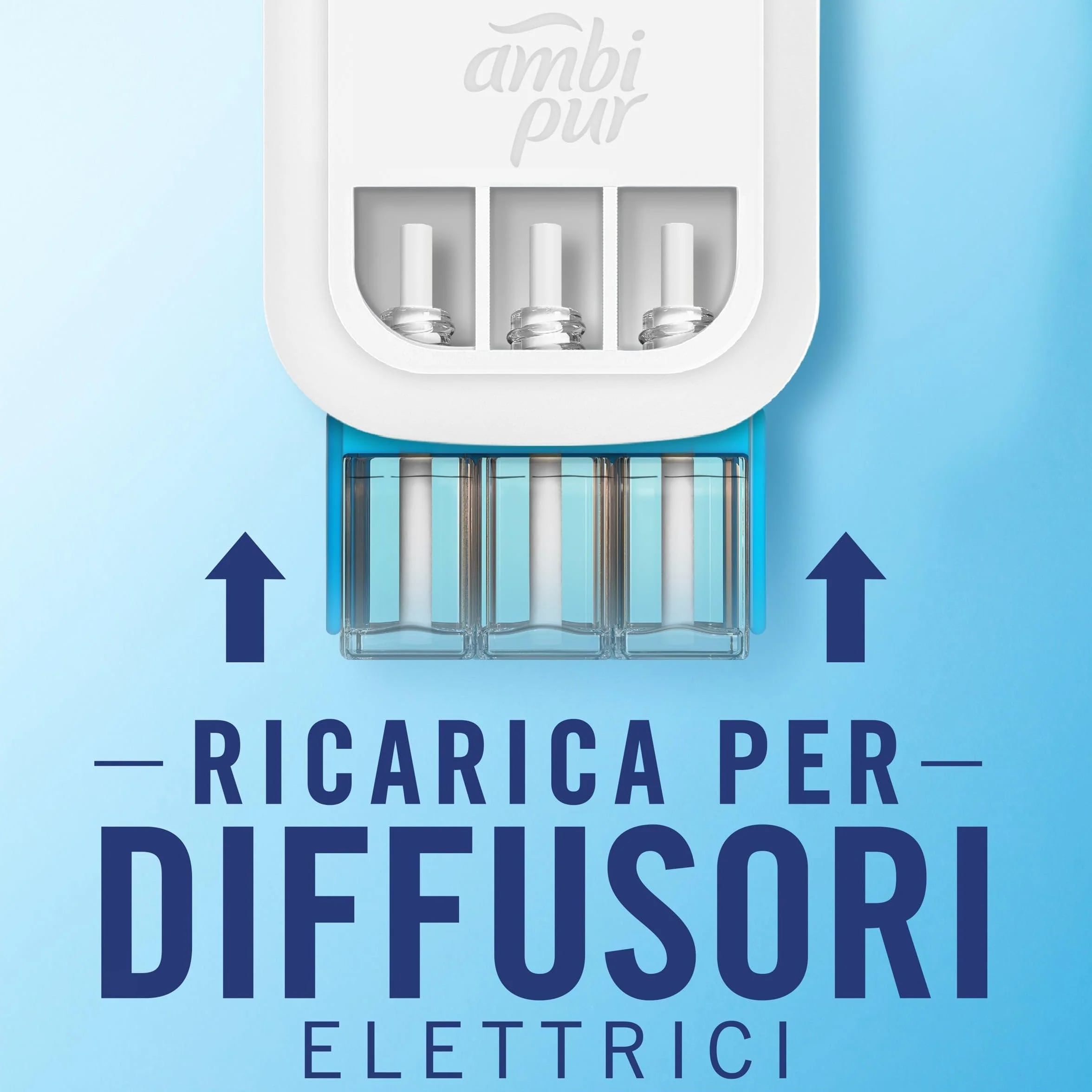 Ambi Pur 3Volution Profumatore per Ambienti, 2 Ricariche per Diffusore Elettrico, Fragranza Lenor Risveglio Primaverile