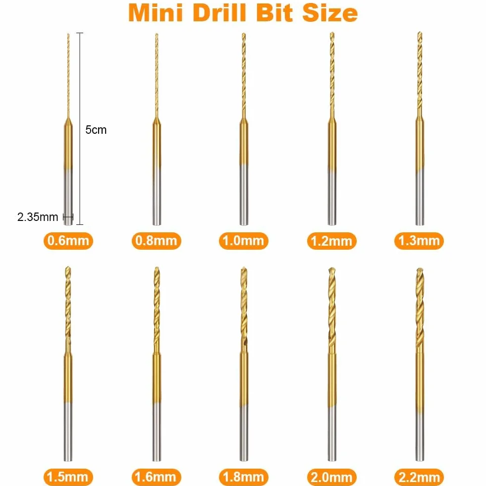 Ainiv Mini Trapano Elettrico a 3 Velocità, Utensile Rotante Multifunzione con 10 Piccoli Trapani, Ricarica USB, Blu