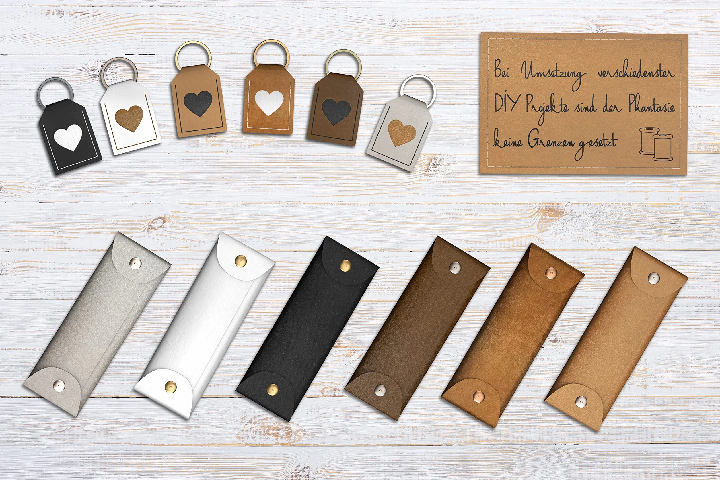 Pelle Vegana Carta Lavabile 12 Fogli 21x30 cm 0,55 mm per Bucato Fai da Te