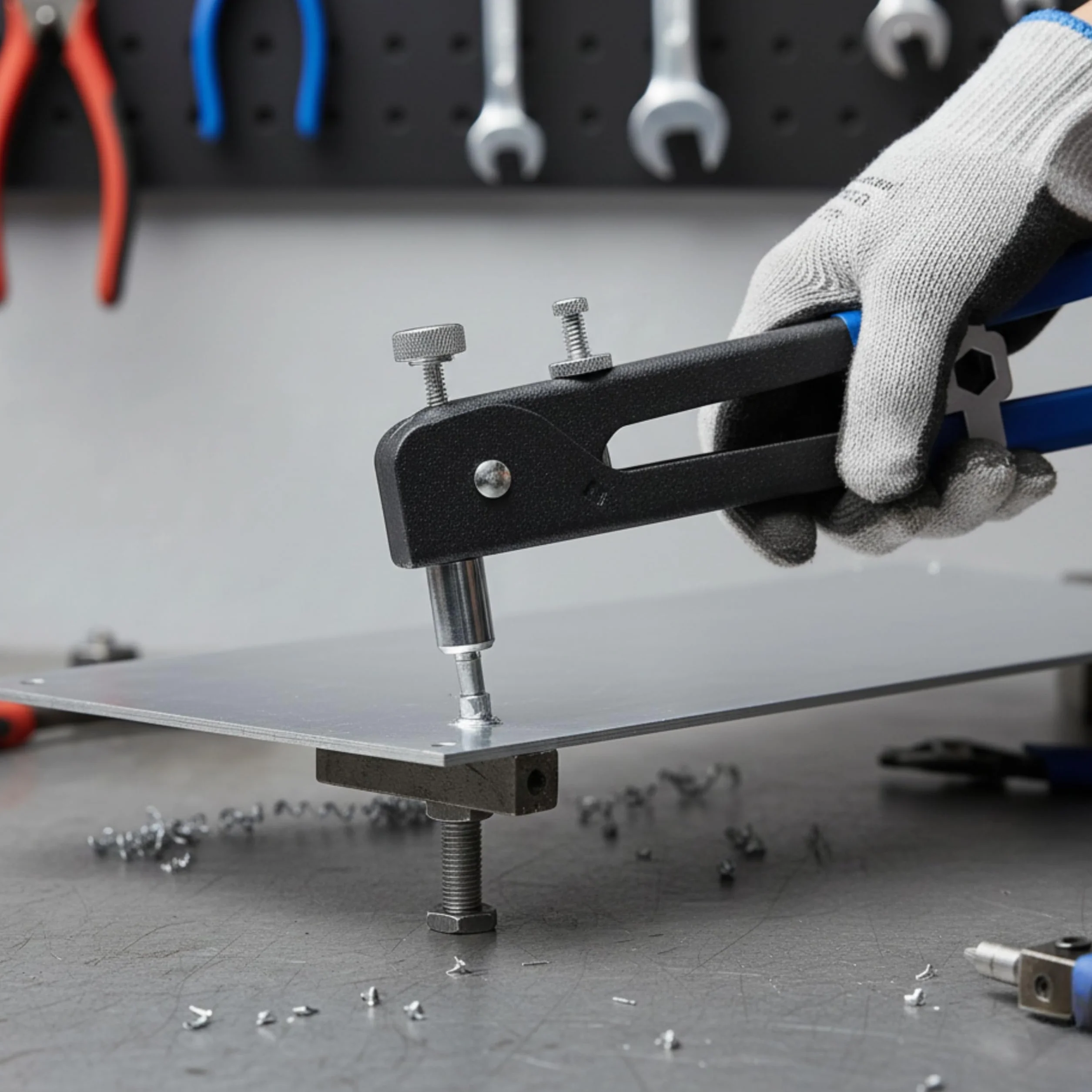 Kit Rivettatrice Inserti Filettati 86 Pezzi 4/5/6/8mm Dadi Rivetti M3-M8 Professionale Pinza Manuale