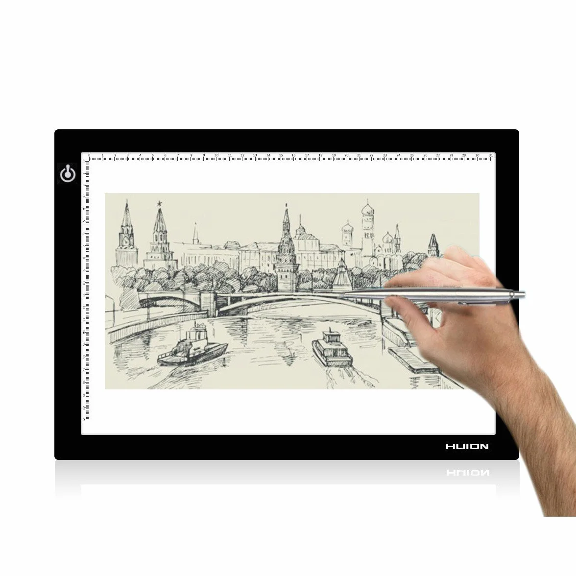 HUION® L4S USB 36x27cm Tavola Luminosa Led Tavoletta Luminosità Portatile Light Board Luminosità Regolabile Tracing Light Pad per Disegnare Schizzi, Gli Artisti, Disegnare, Animazion